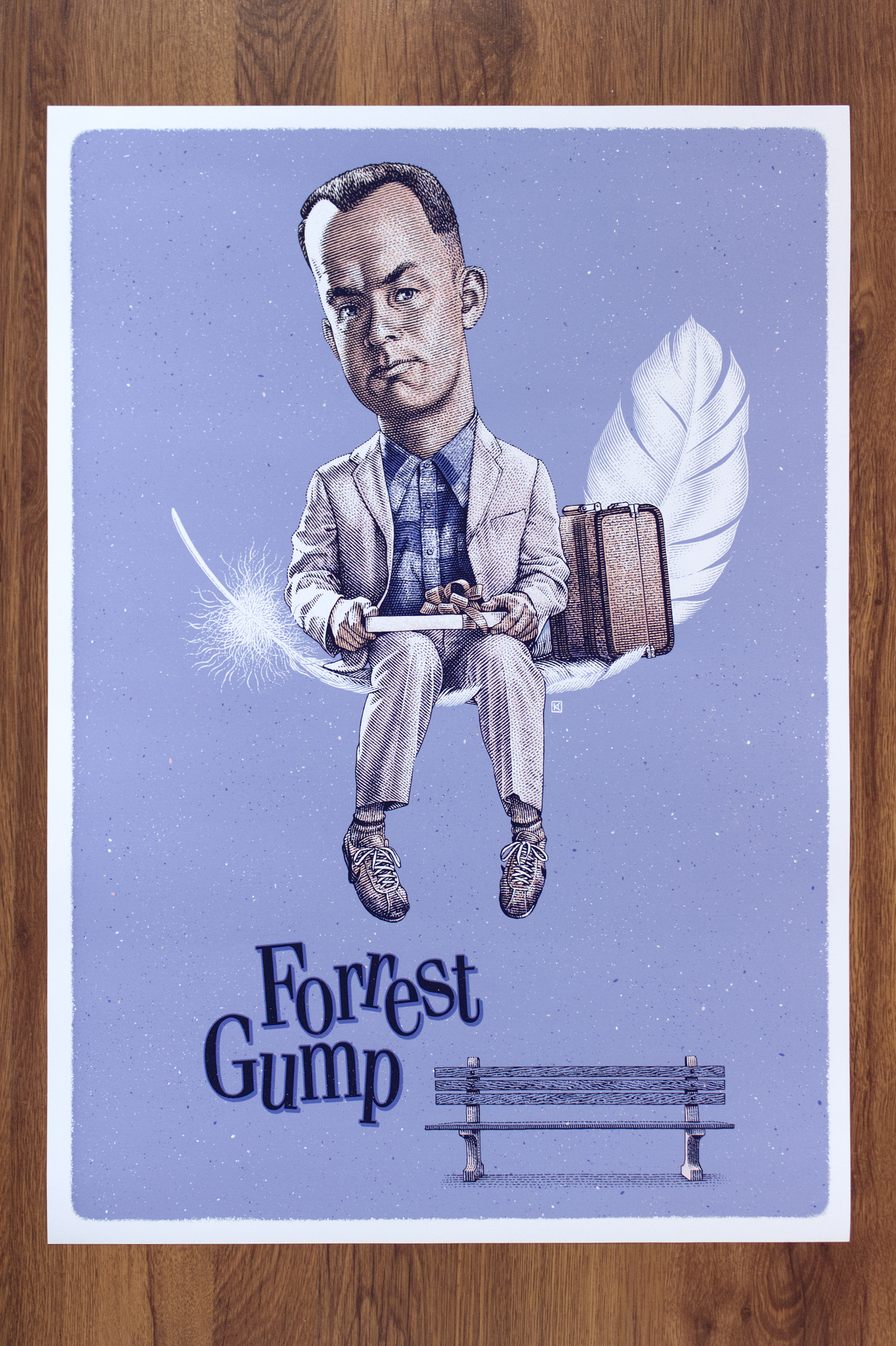 Гравюрный альтернативный постер Forrest Gump — Изображение №10 — Иллюстрация, Графика на Dprofile