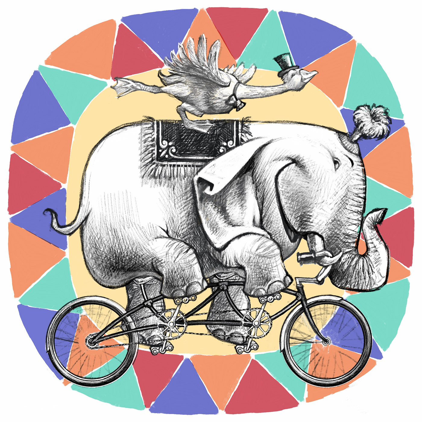 Тандем — Изображение №2 — Иллюстрация, Графика на Dprofile