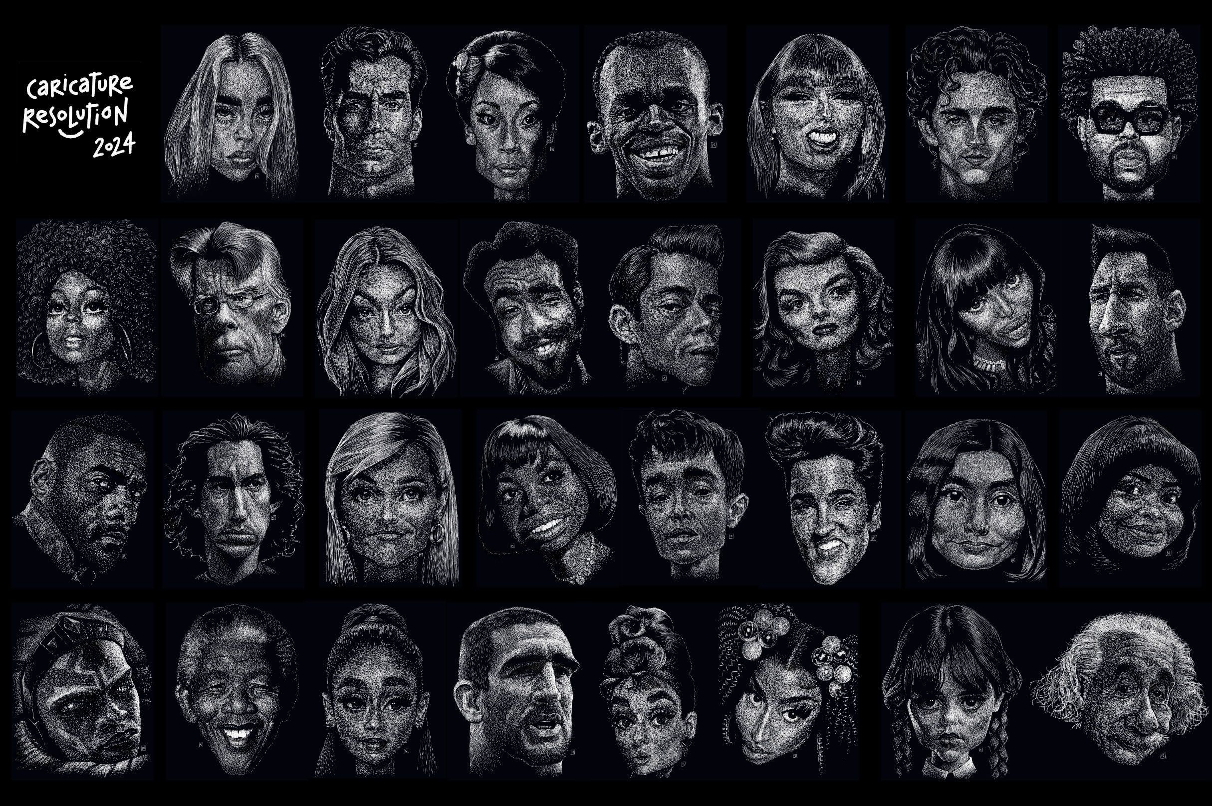Caricature Resolution 2024 — Изображение №1 — Иллюстрация, Графика на Dprofile