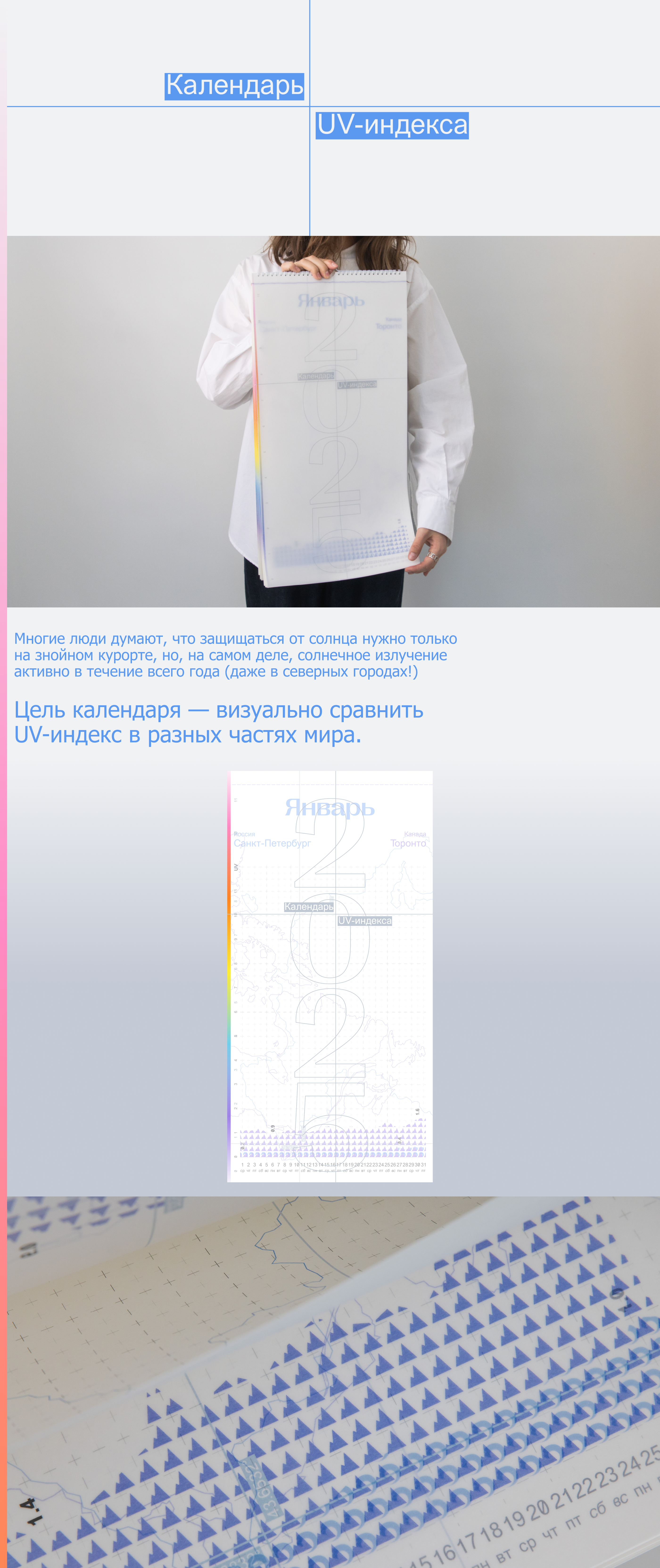 Календарь UV-индекса — Изображение №1 — Графика на Dprofile