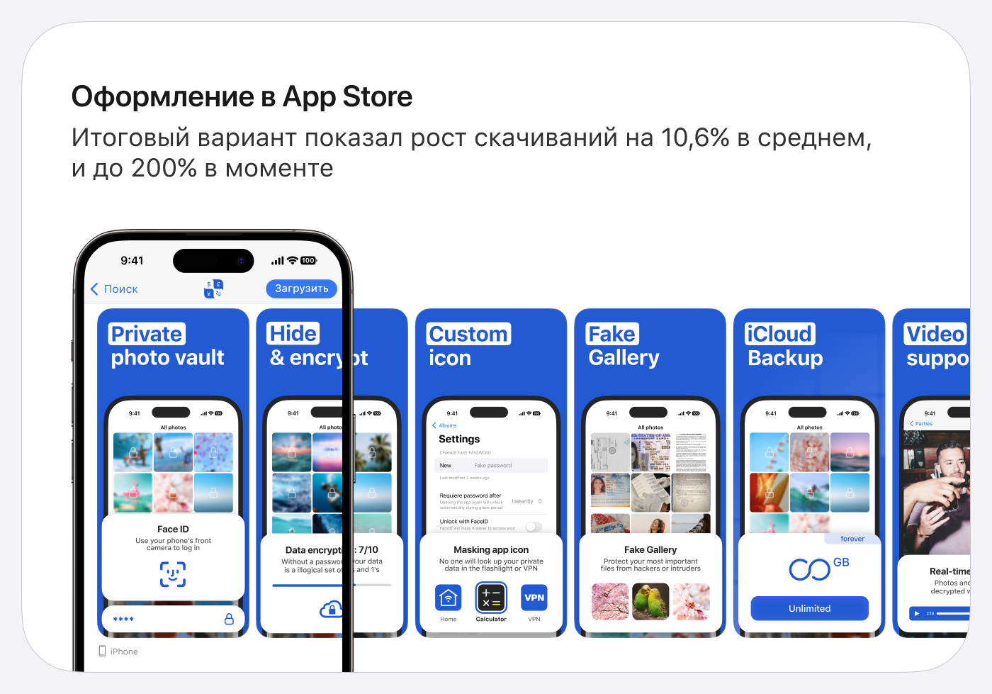 SafeSpace — приватное фотохранилище — Изображение №7 — Интерфейсы на Dprofile