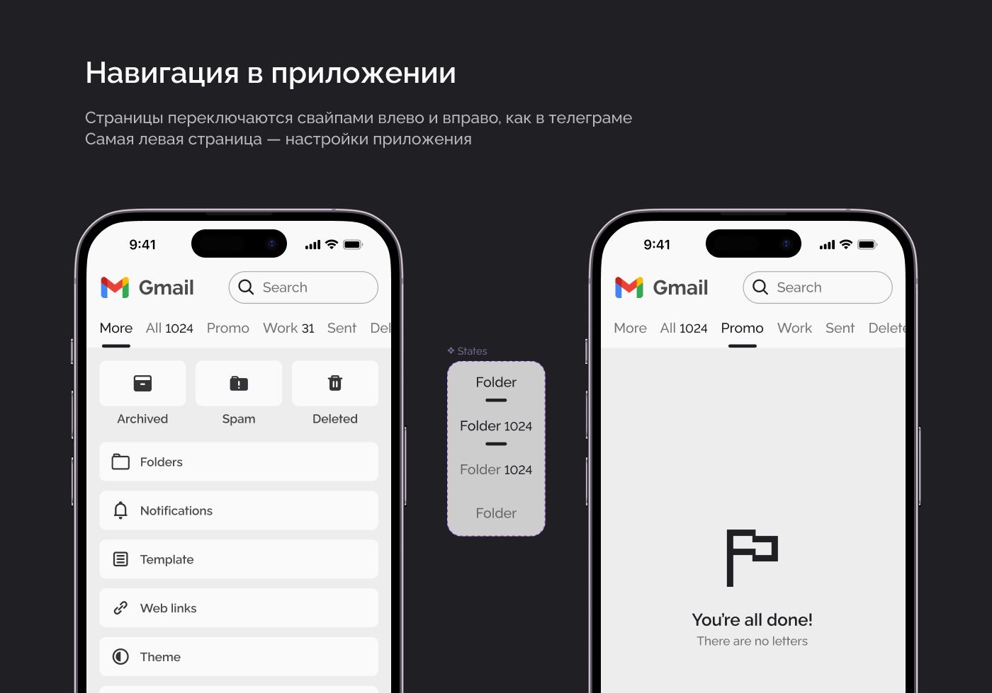 Редизайн приложения gmail — Изображение №6 — Интерфейсы на Dprofile