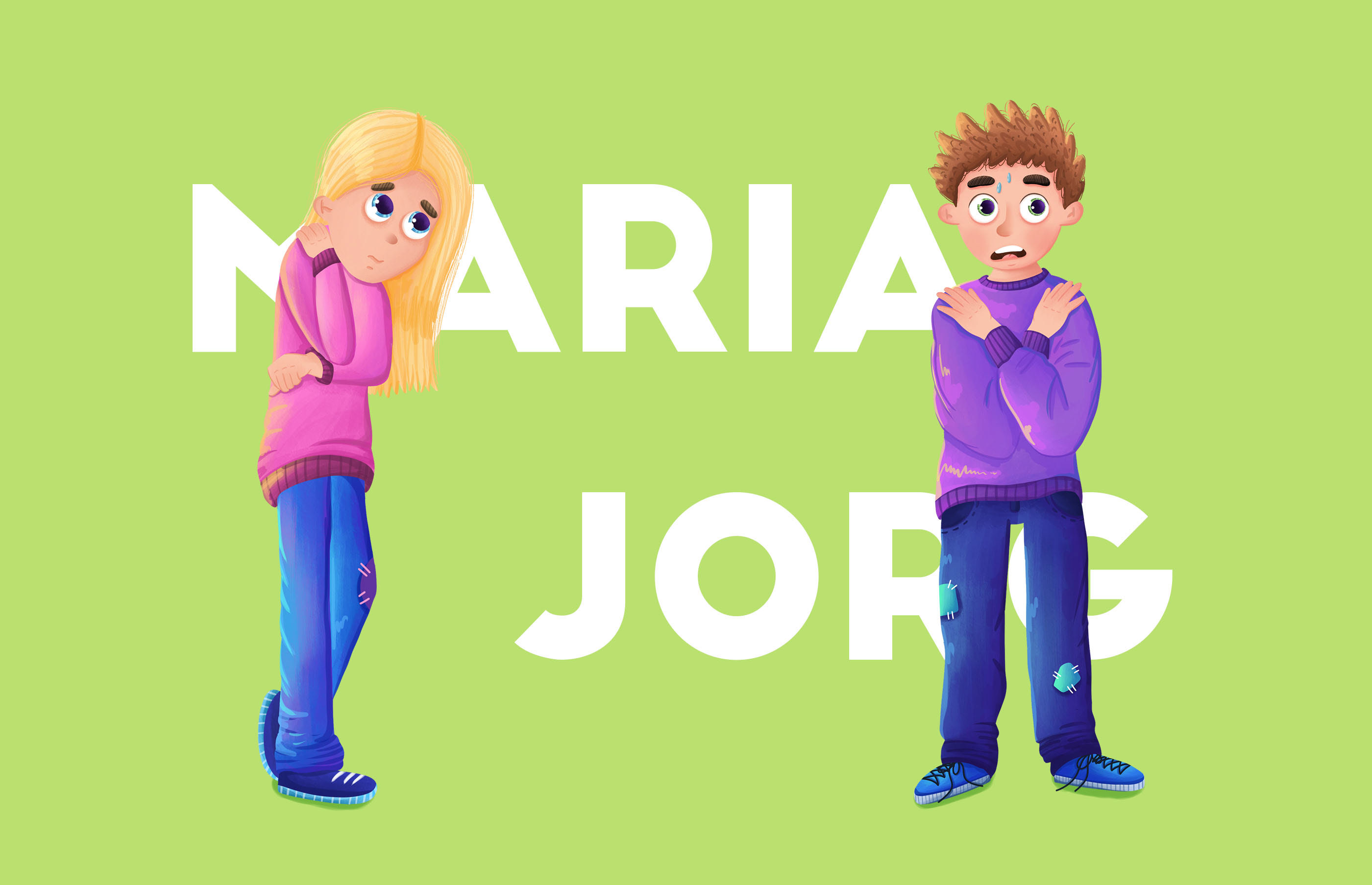 Дизайн персонажей. Дети. — Изображение №8 — Брендинг, Иллюстрация на Dprofile