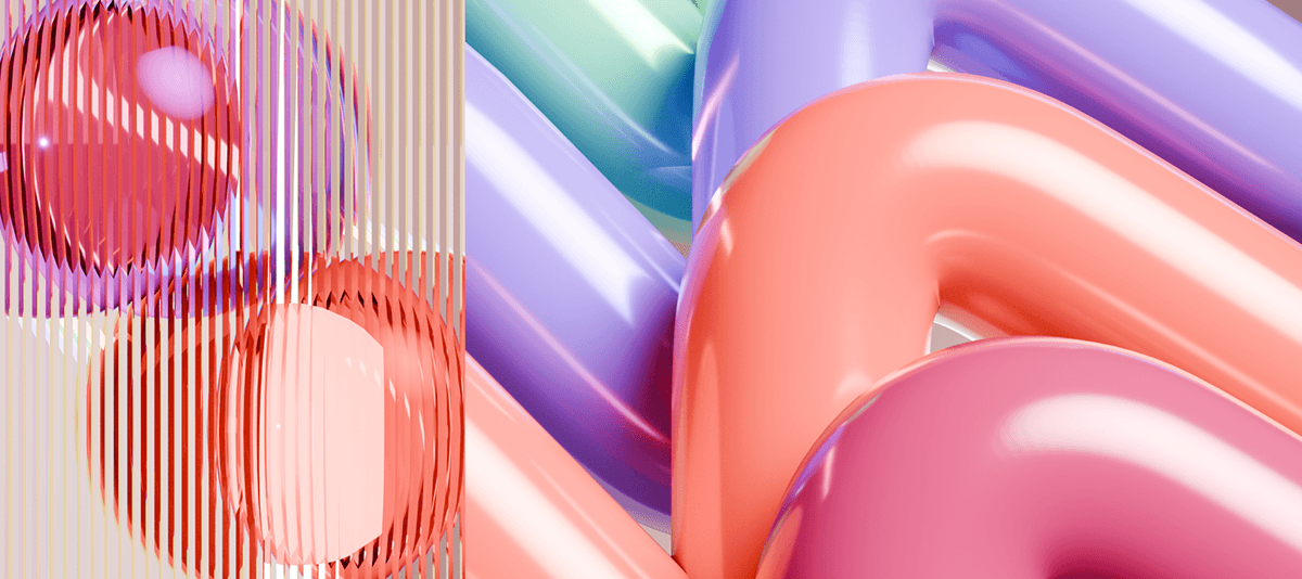 3D abstraction aesthetic personal project — Изображение №7 — Иллюстрация, 3D на Dprofile