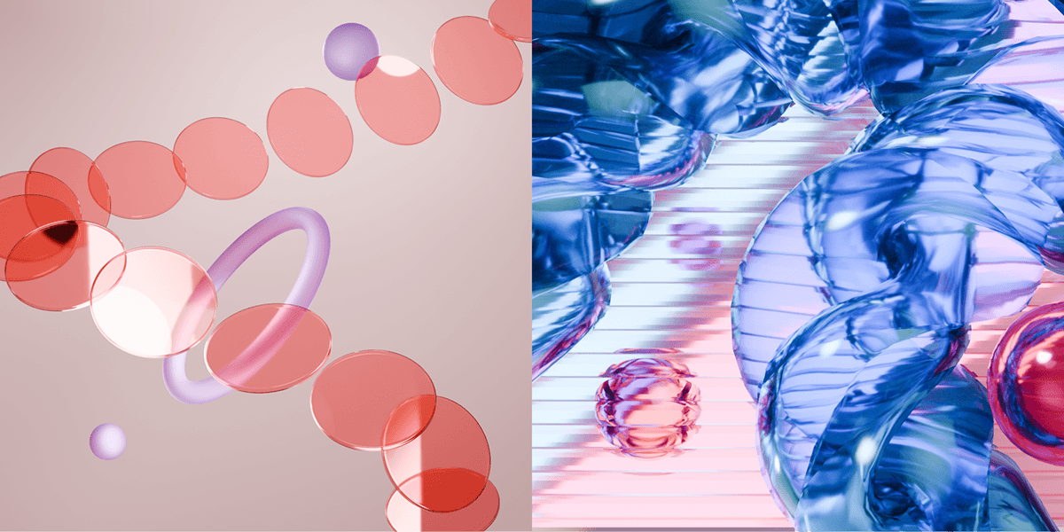 3D abstraction aesthetic personal project — Изображение №11 — Иллюстрация, 3D на Dprofile