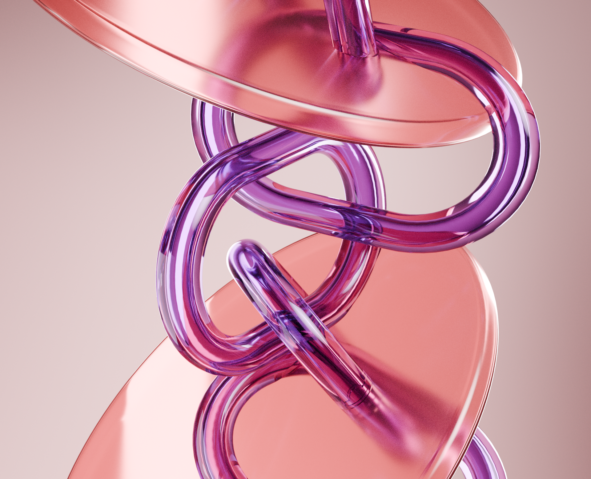 3D abstraction aesthetic personal project — Иллюстрация, 3D на Dprofile