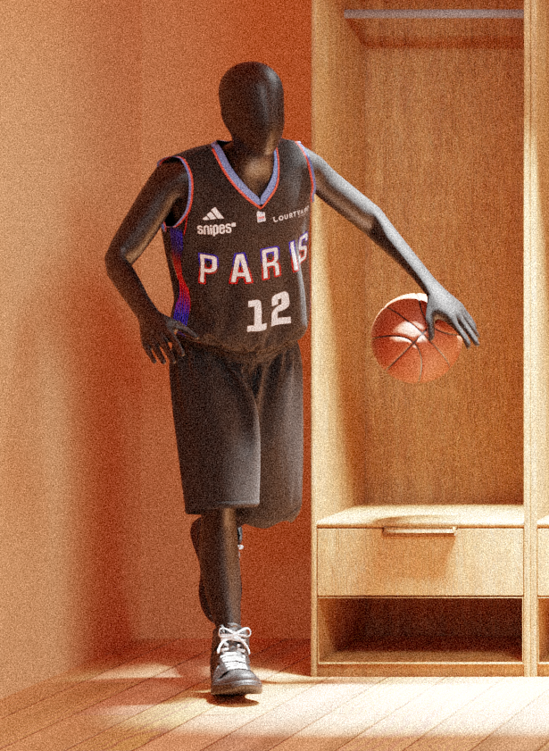 Paris Basketball Project — Изображение №4 — Иллюстрация, 3D на Dprofile