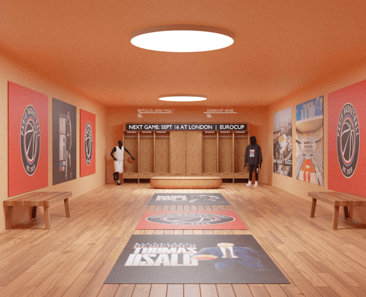 Paris Basketball Project — Иллюстрация, 3D на Dprofile