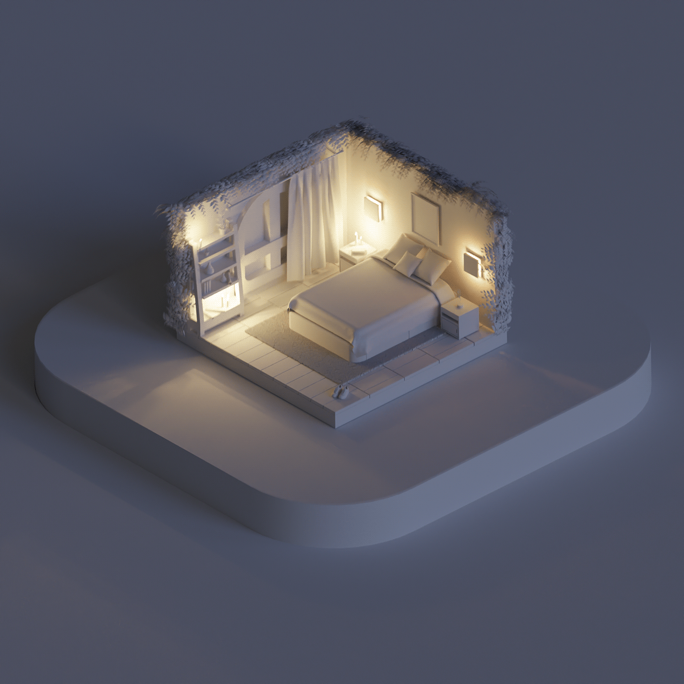 Cozy rooms animation — Изображение №5 — 3D, Анимация на Dprofile