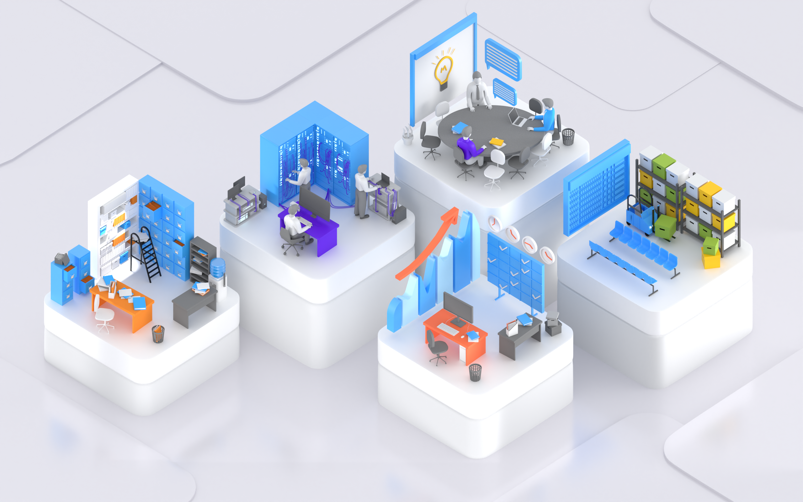 Gazprom 3D Illustrations — Изображение №2 — Иллюстрация, 3D на Dprofile