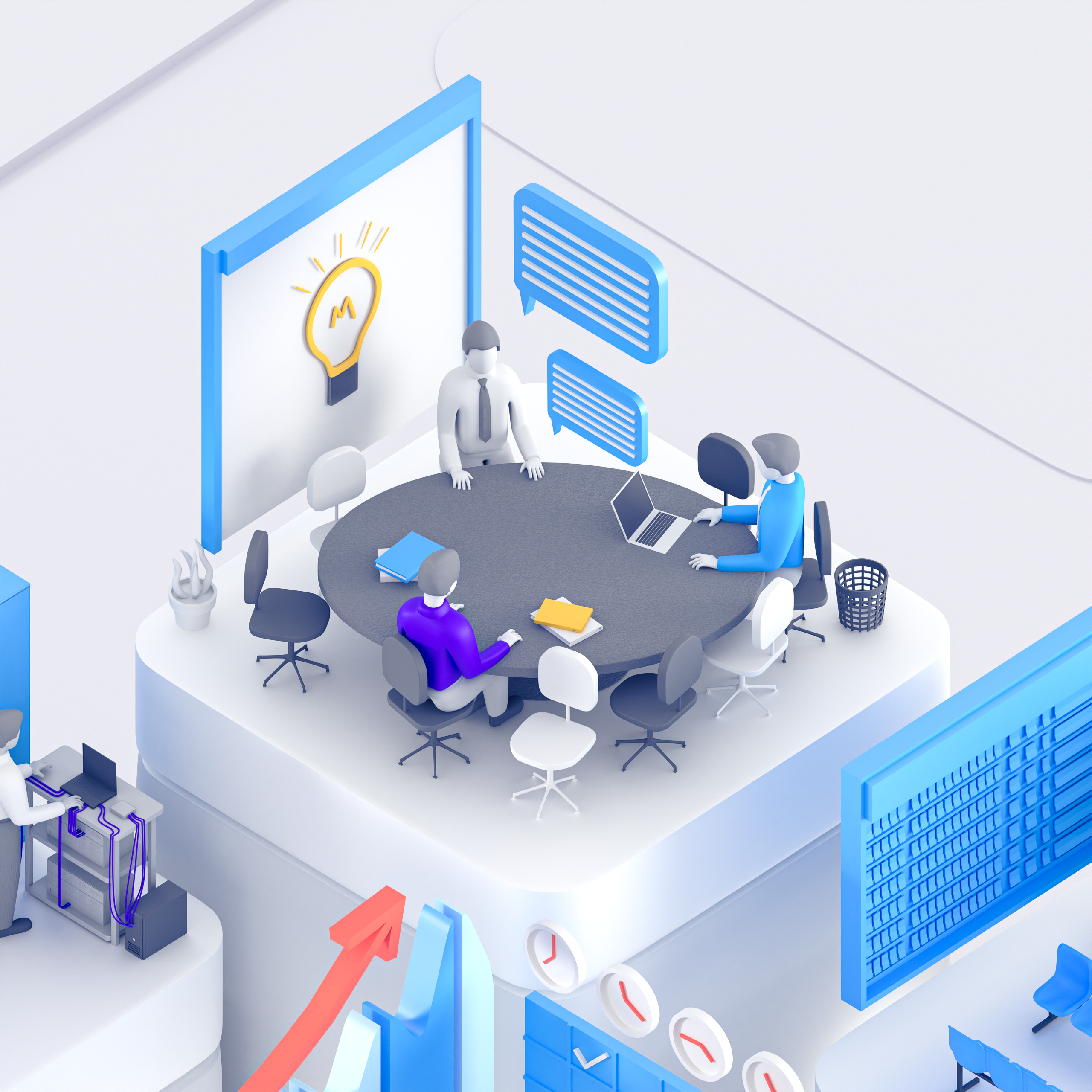 Gazprom 3D Illustrations — Изображение №8 — Иллюстрация, 3D на Dprofile