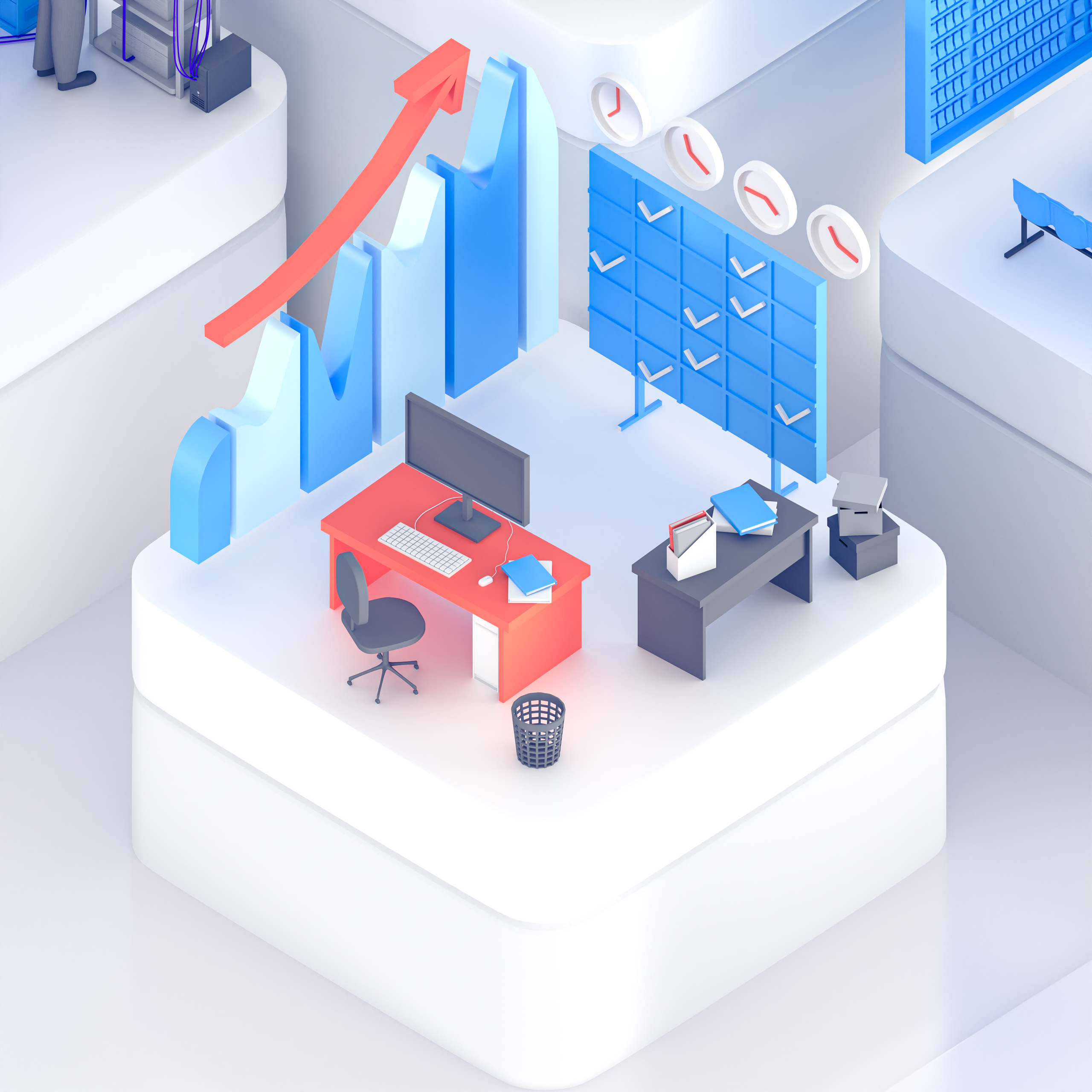 Gazprom 3D Illustrations — Изображение №6 — Иллюстрация, 3D на Dprofile