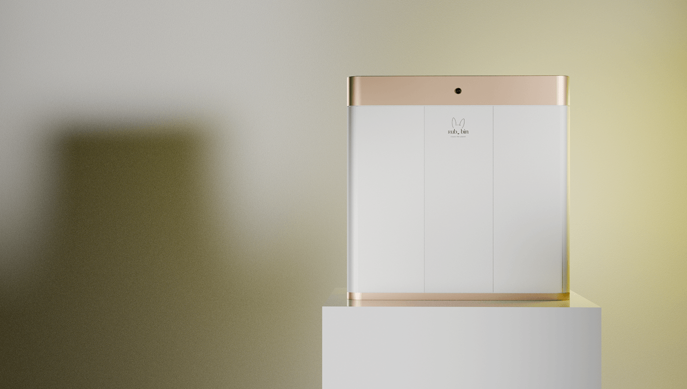 Rubbin - smart bin concept design — Изображение №30 — 3D на Dprofile