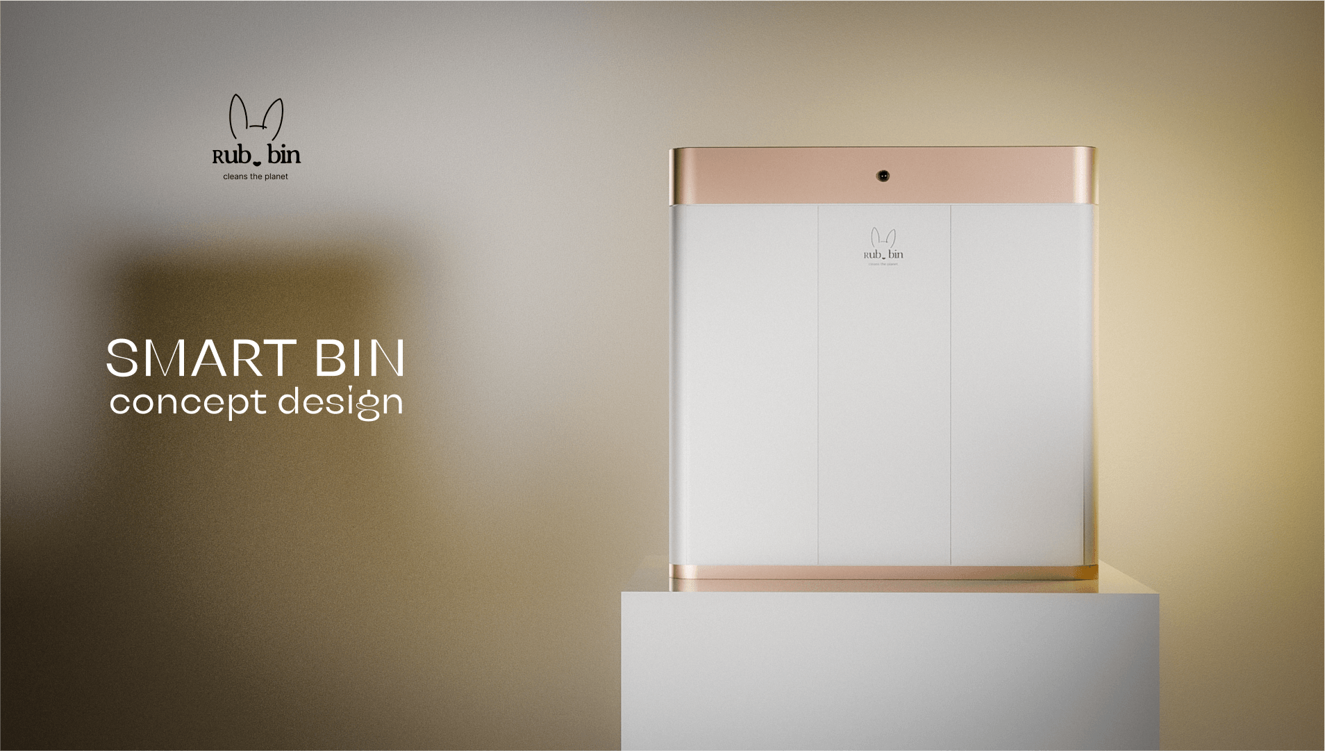 Rubbin - smart bin concept design — Изображение №1 — 3D на Dprofile