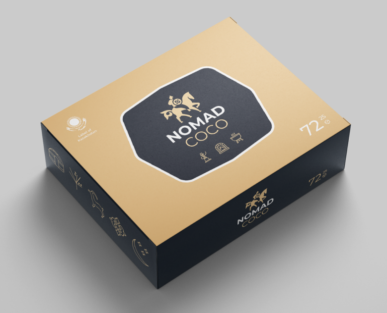 Cococnut Coal Retail Brand identify Kazakhstan — Интерфейсы, Брендинг на Dprofile