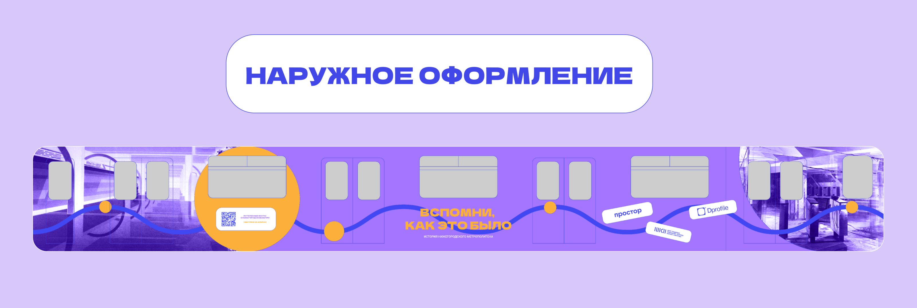 Оформление вагона метро. «Дизайн-трейн» — Изображение №3 — Брендинг, Графика на Dprofile