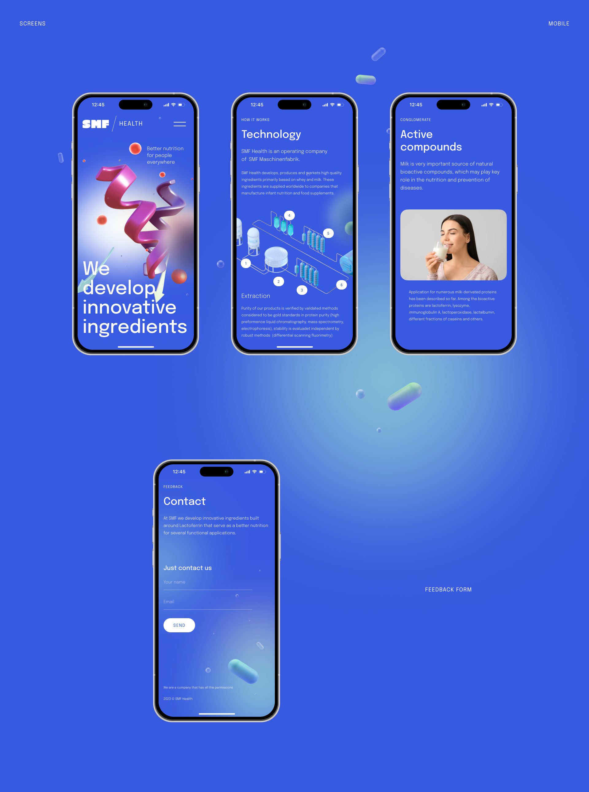 SMF Health | Landing page — Изображение №4 — Интерфейсы, Иллюстрация на Dprofile