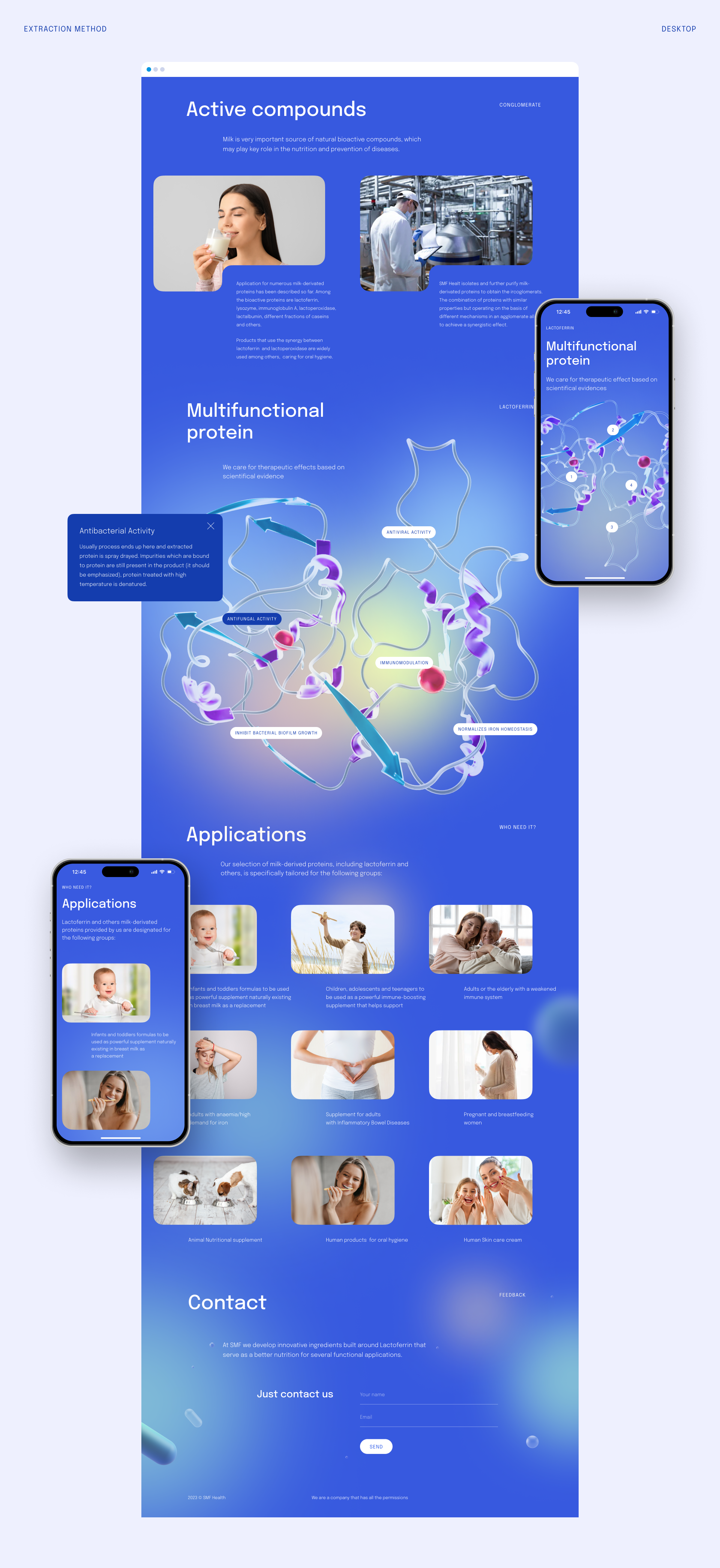 SMF Health | Landing page — Изображение №5 — Интерфейсы, Иллюстрация на Dprofile