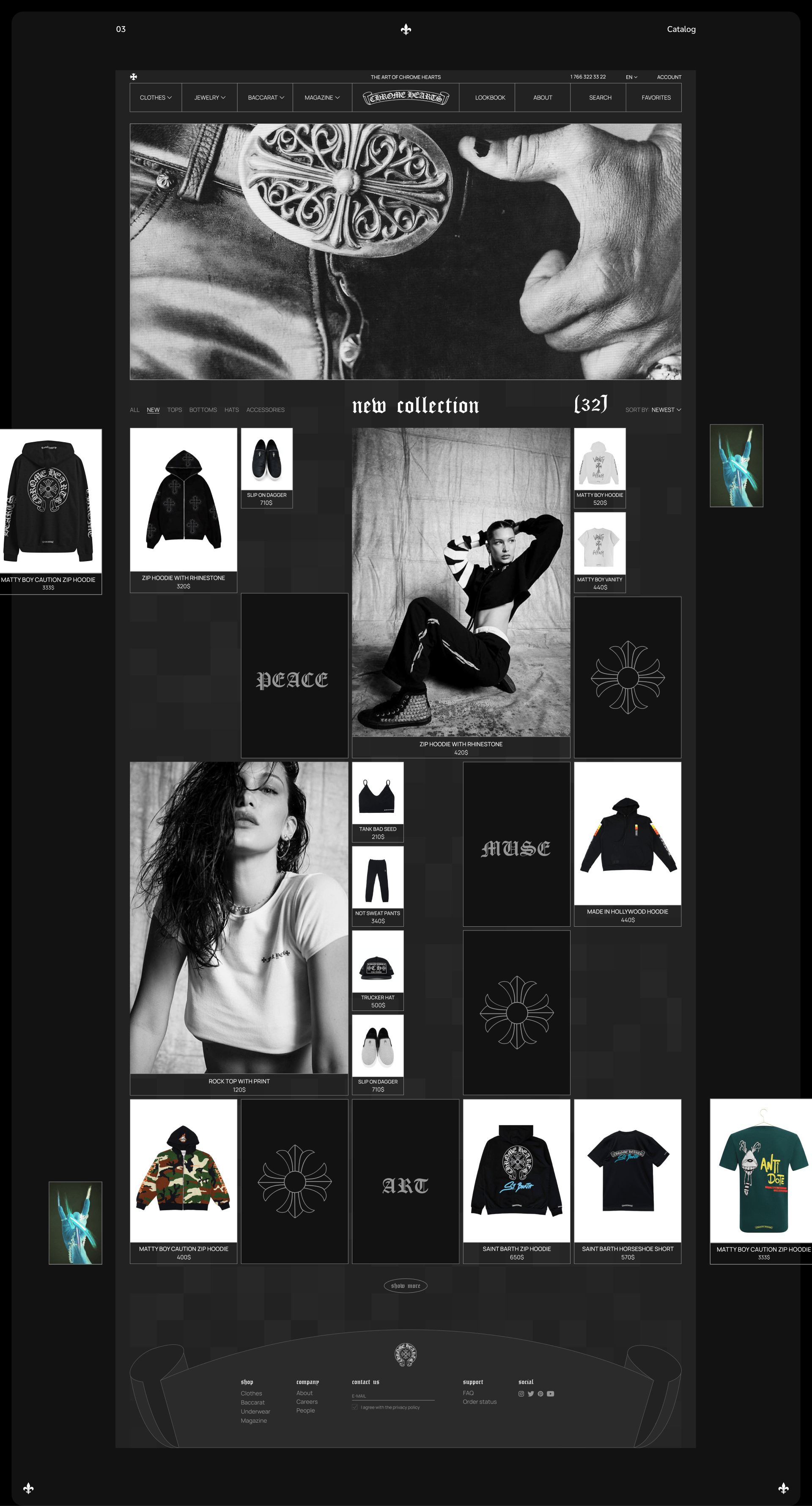 CHROME HEARTS — Изображение №6 — Интерфейсы на Dprofile