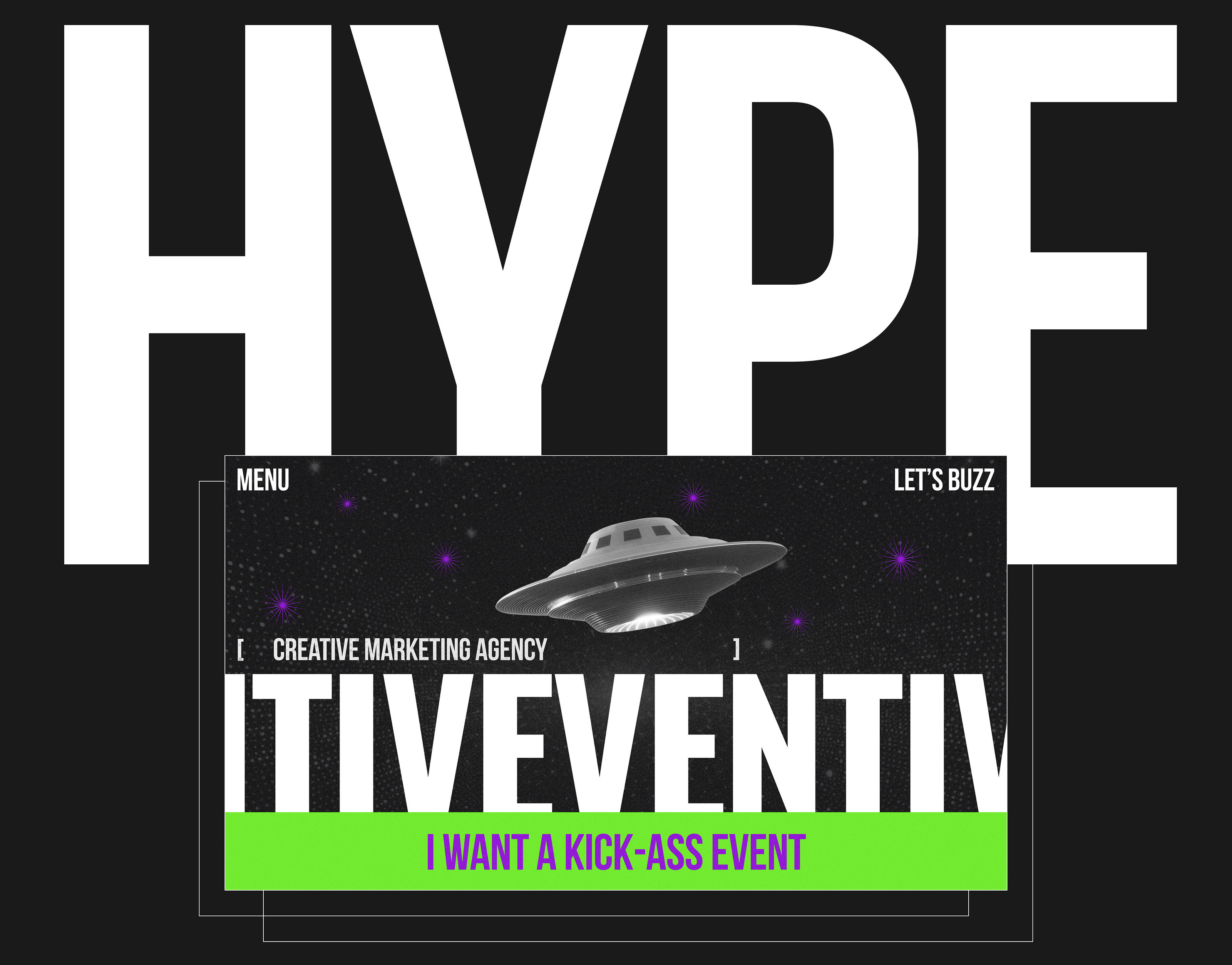 Лендинг  для Eventive Agency — Изображение №5 — Интерфейсы, Графика на Dprofile