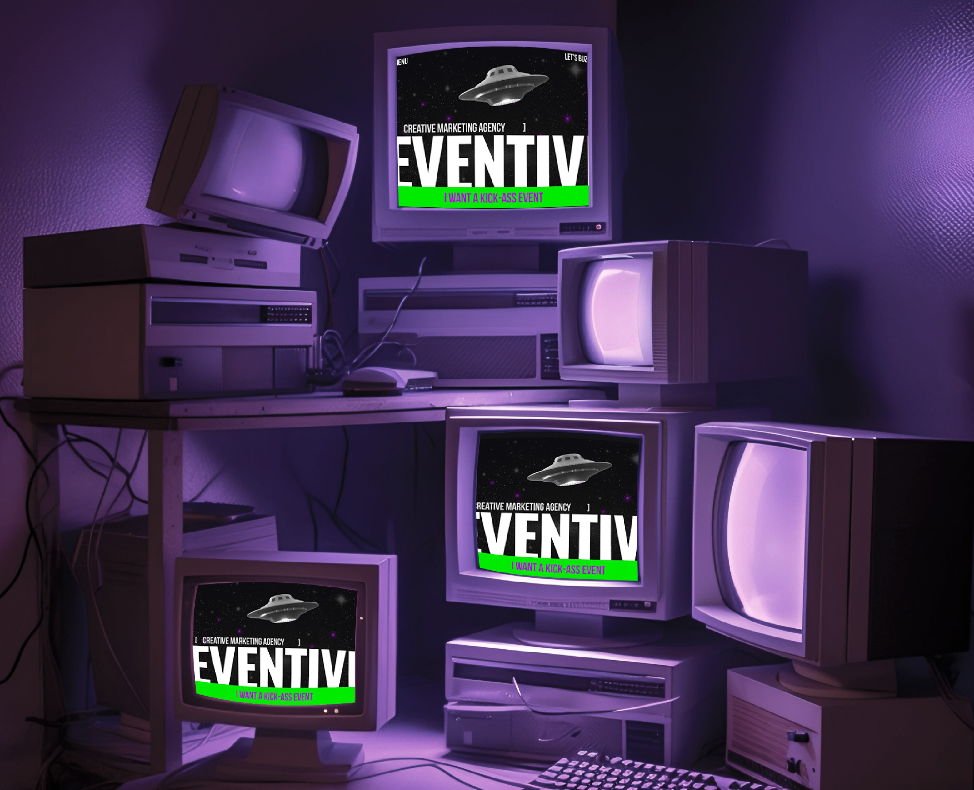 Лендинг  для Eventive Agency на Dprofile