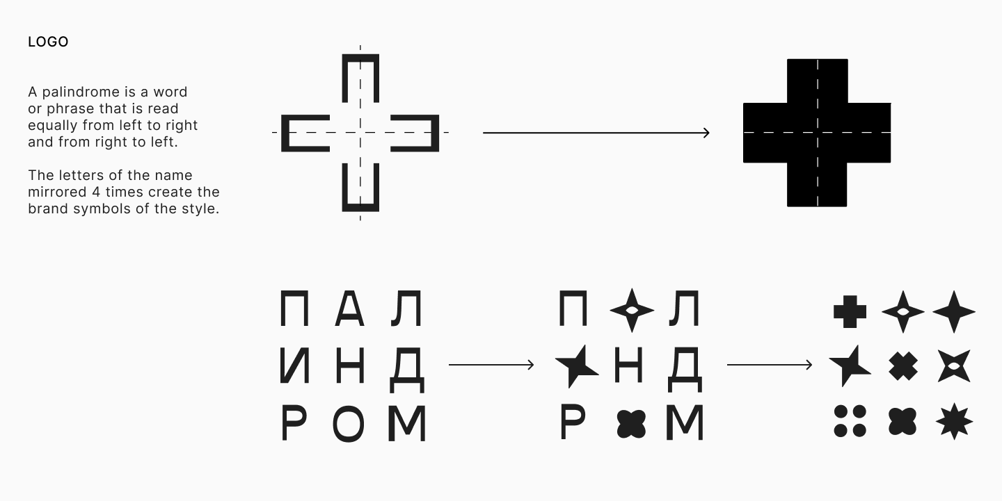 Palindrome Identity — Изображение №3 — Брендинг, Графика на Dprofile
