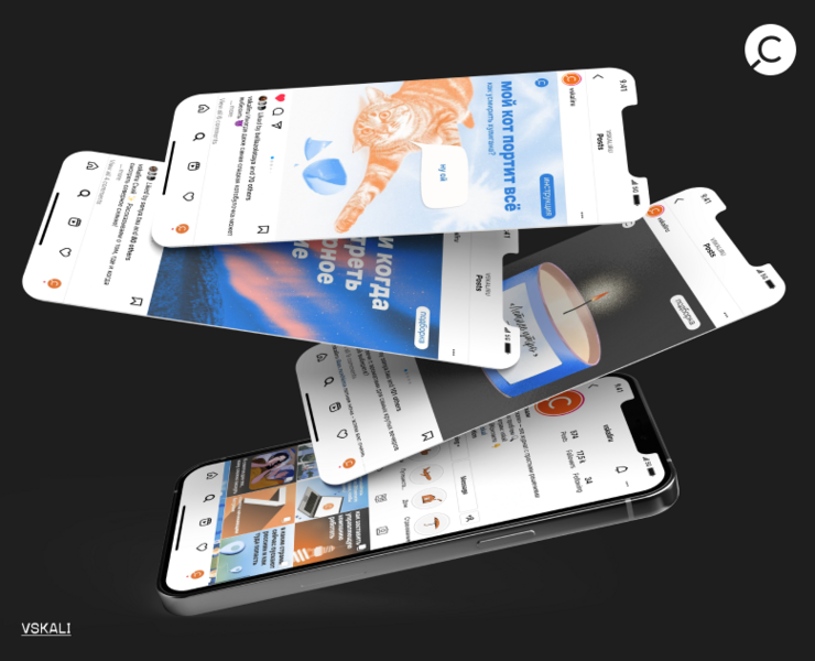 Vskali | Brand Media Design — Интерфейсы, Брендинг на Dprofile