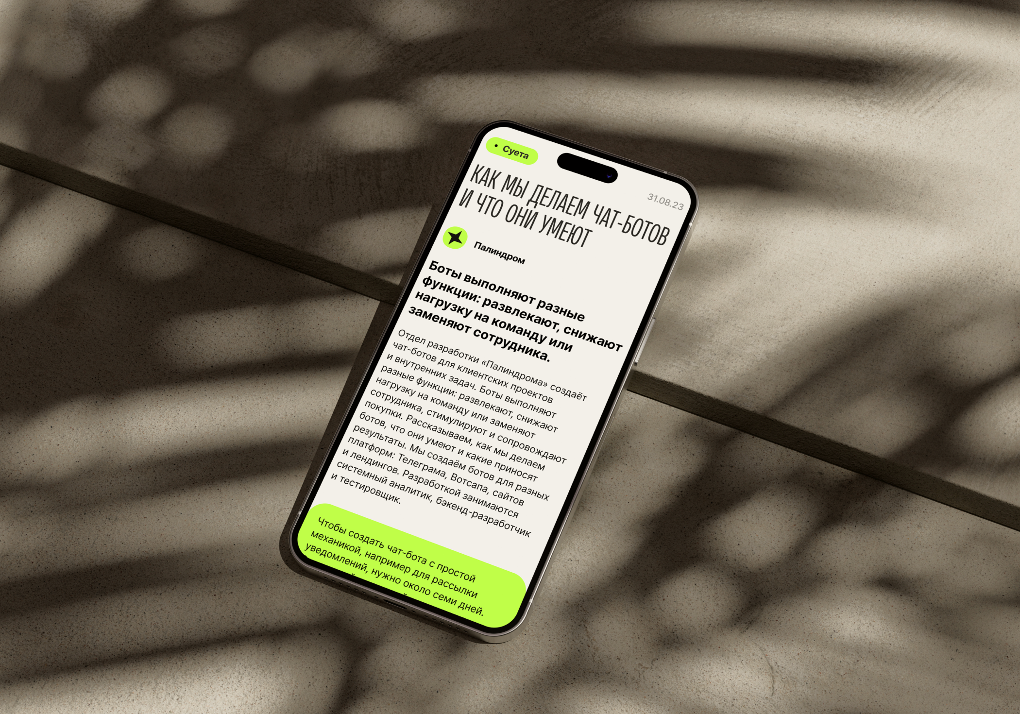 Palindrome's Magazine | Brand Media Design — Изображение №1 — Интерфейсы на Dprofile