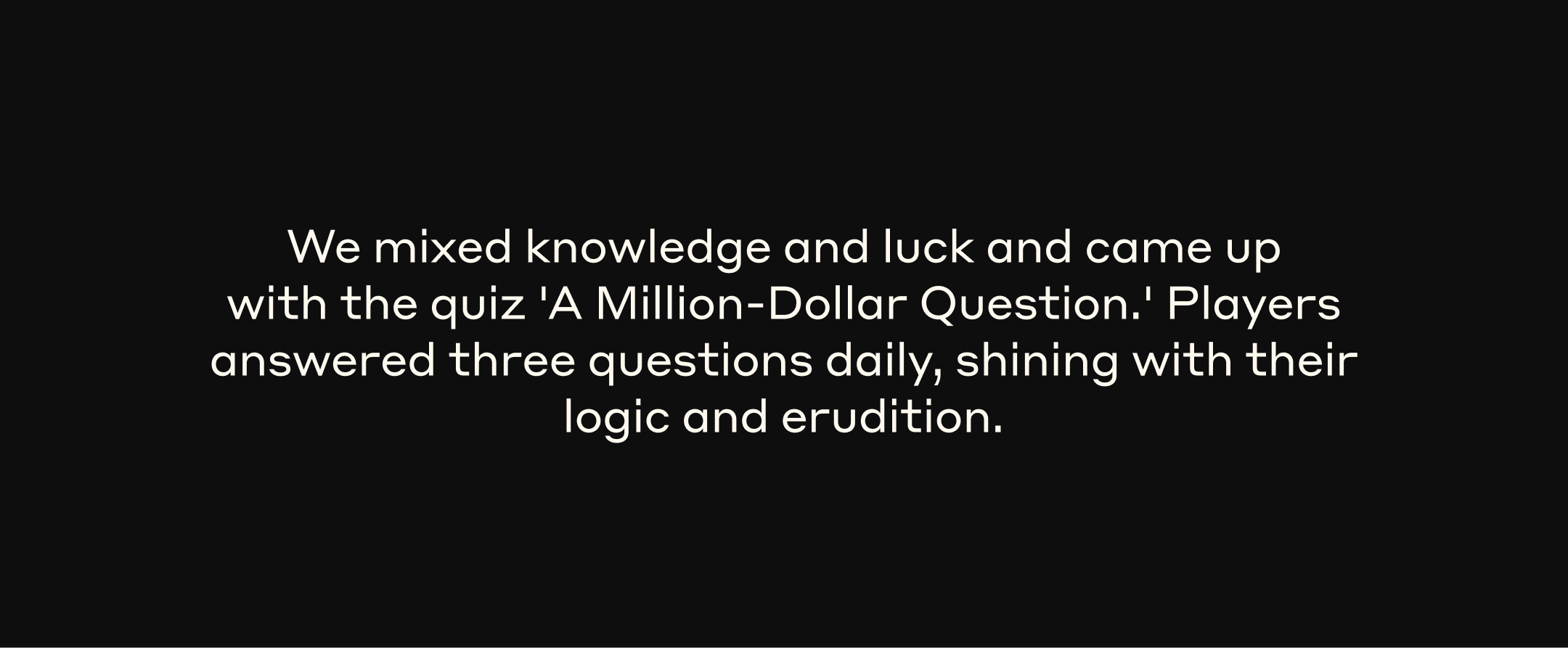 A Million-Dollar Question | Game Design — Изображение №2 — Интерфейсы, Иллюстрация на Dprofile