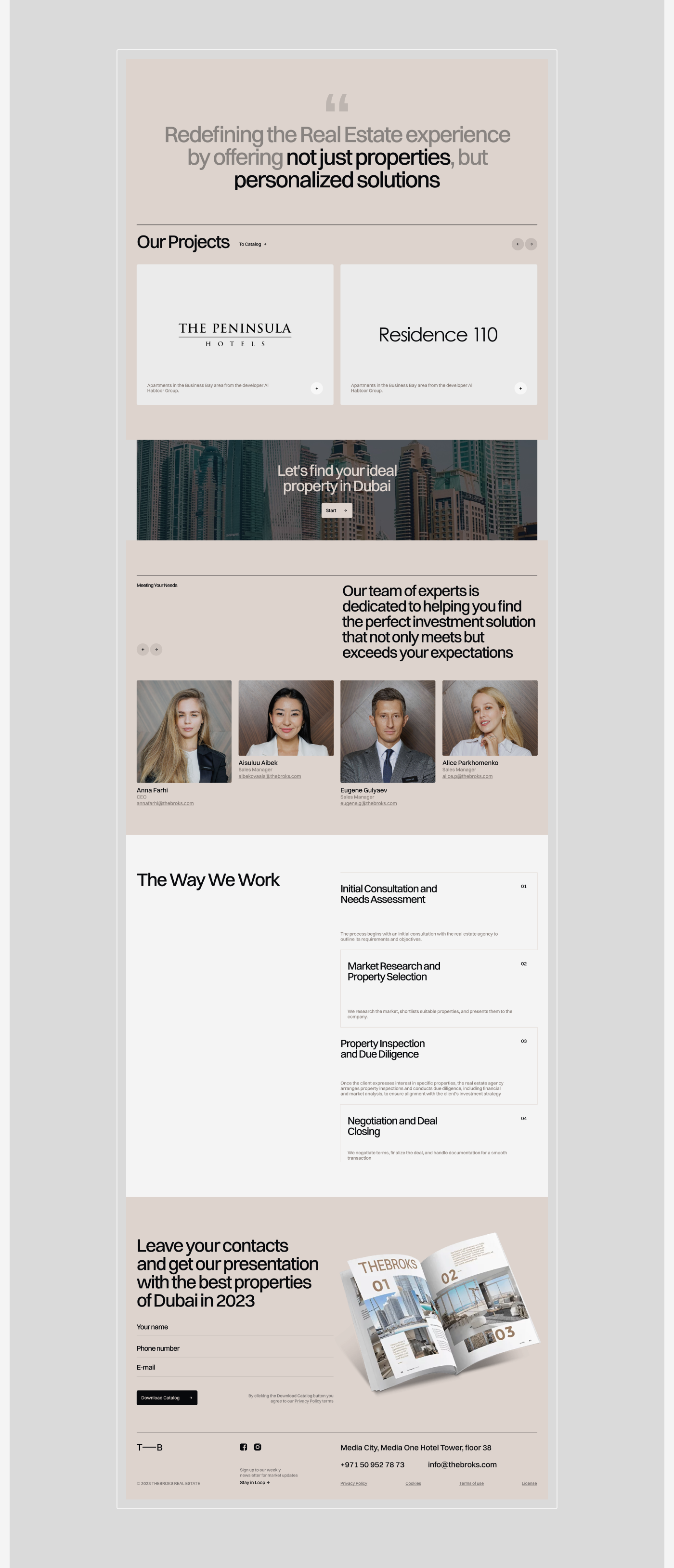 THEBROKS: Brand Identity and Website — Изображение №6 — Интерфейсы, Брендинг на Dprofile