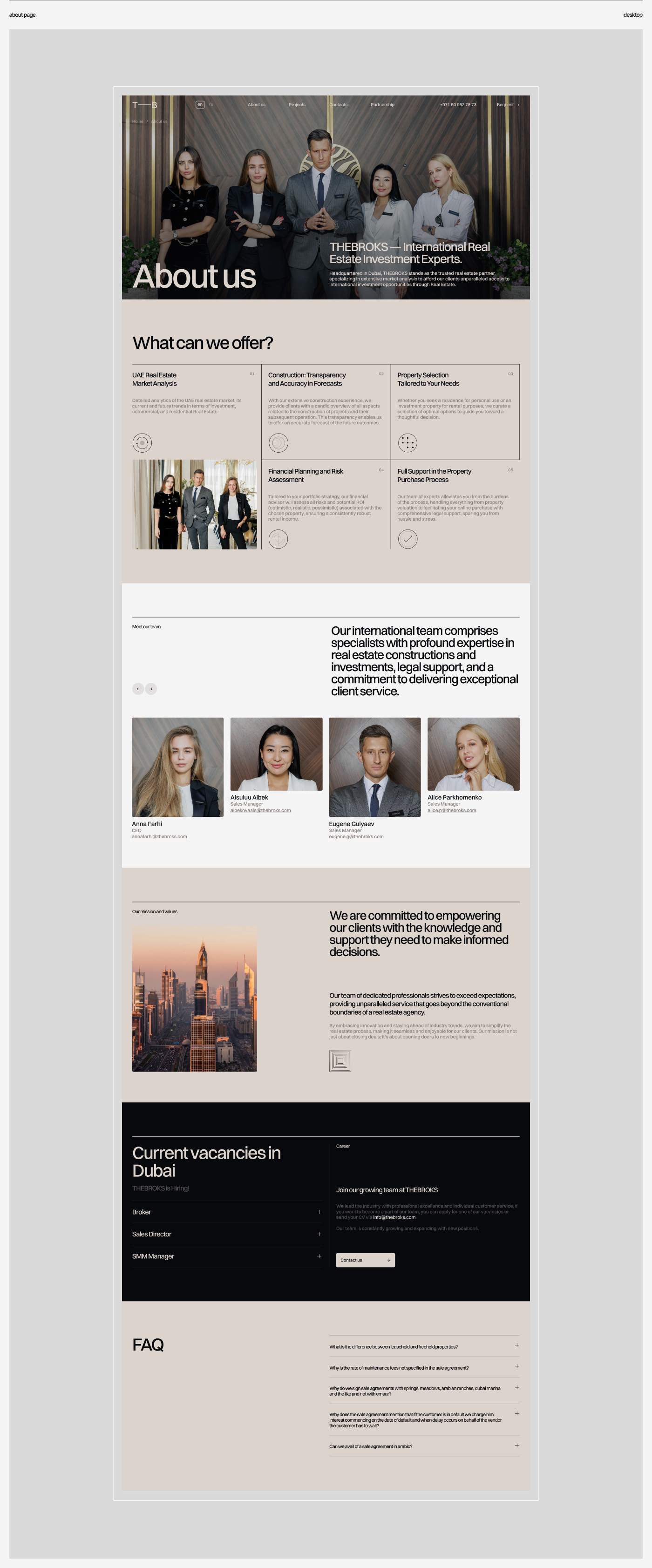 THEBROKS: Brand Identity and Website — Изображение №11 — Интерфейсы, Брендинг на Dprofile