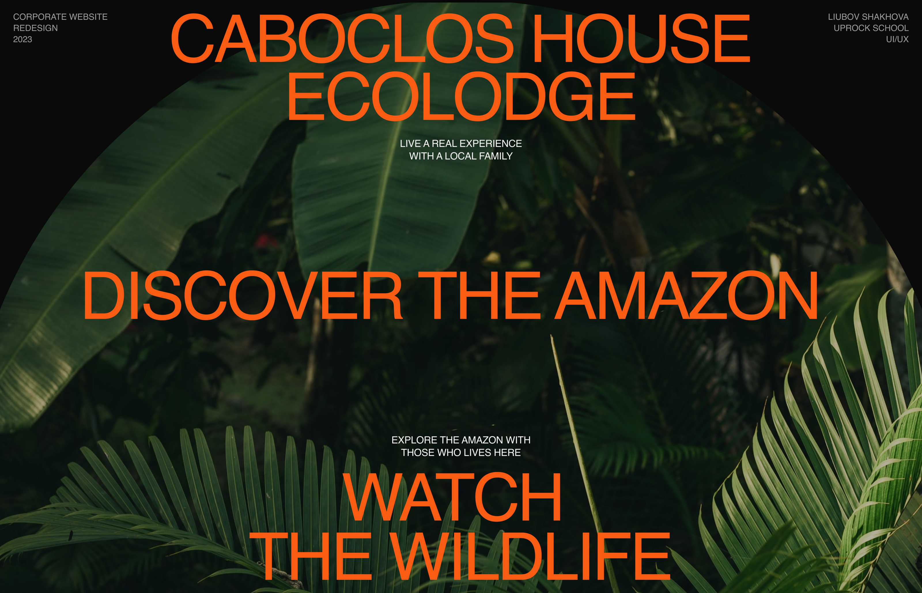 Caboclos Hotel | Corporate website redesign — Изображение №1 — Интерфейсы на Dprofile