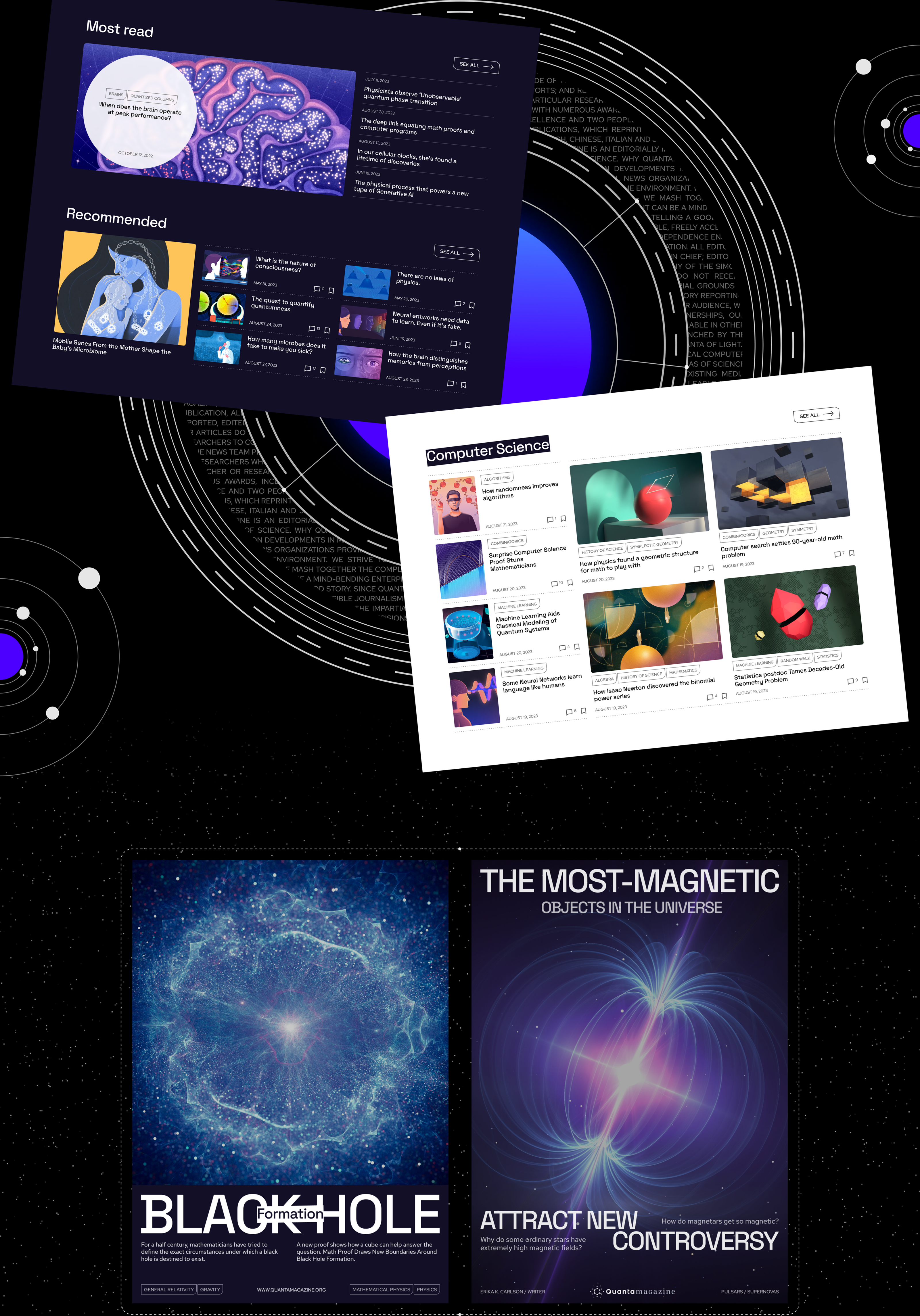 Quanta Magazine | News website redesign — Изображение №3 — Интерфейсы на Dprofile