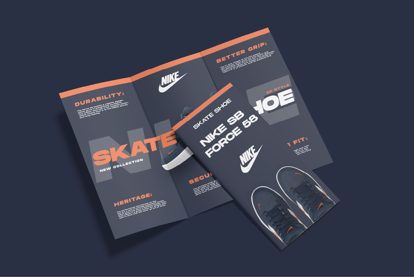 Nike liflet — Изображение №3 — Брендинг, Графика на Dprofile