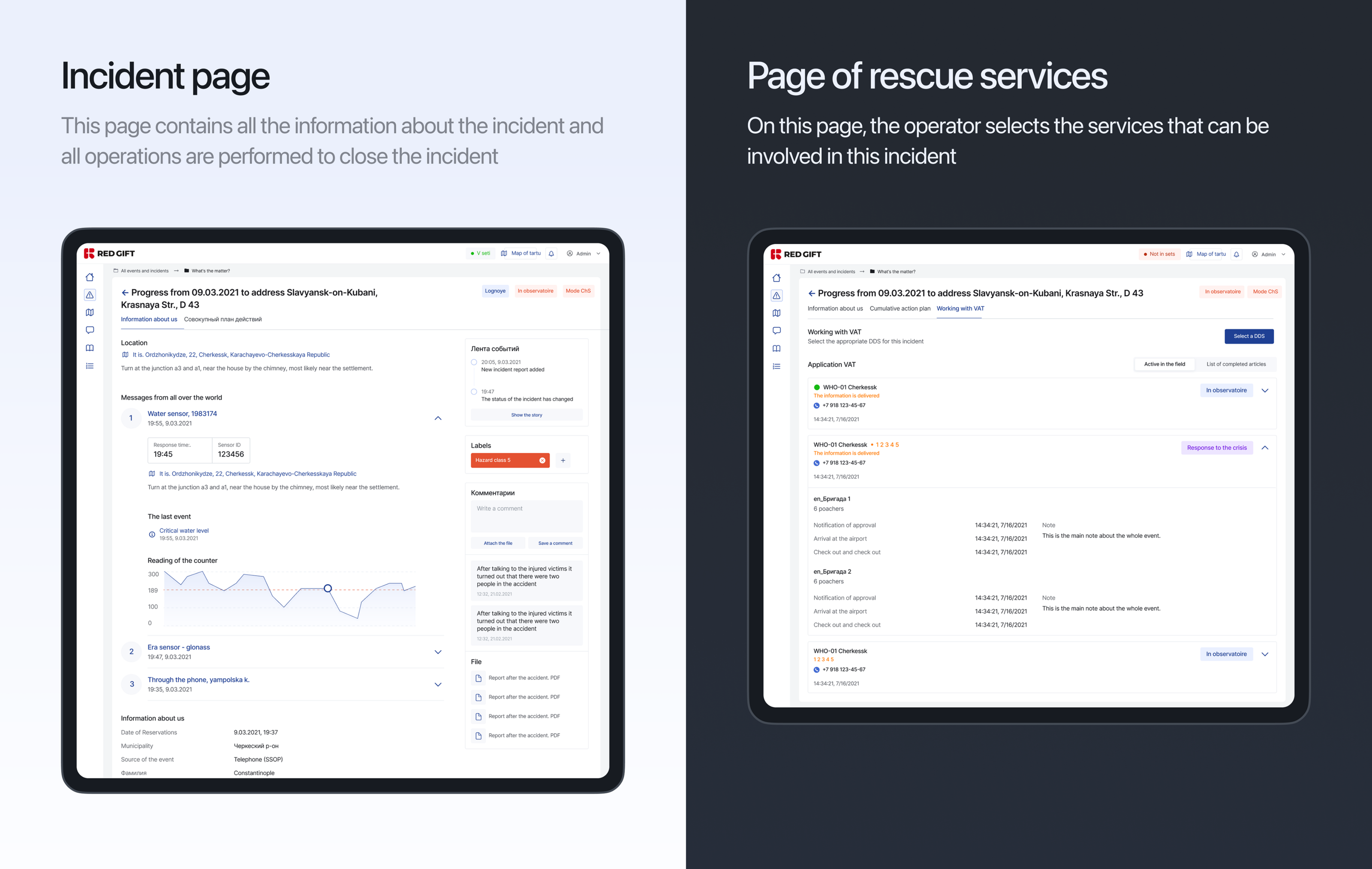 Emergency response system — Изображение №6 — Интерфейсы на Dprofile