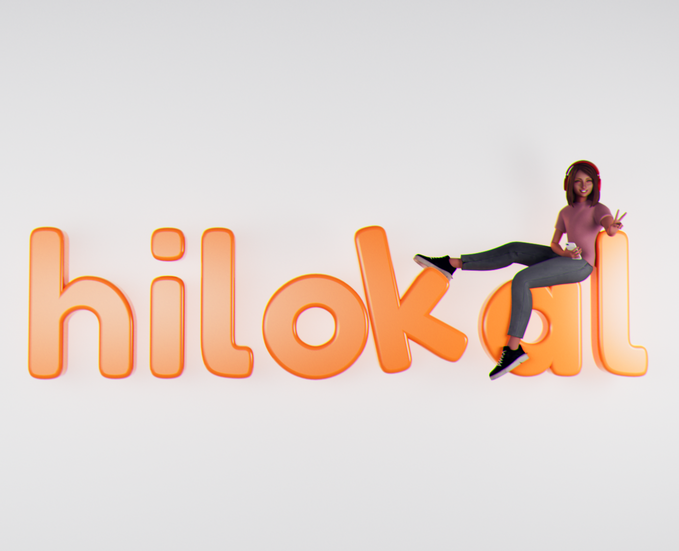 HILOKAL (language app) /3D MOTION DESIGN — 3D, Анимация на Dprofile