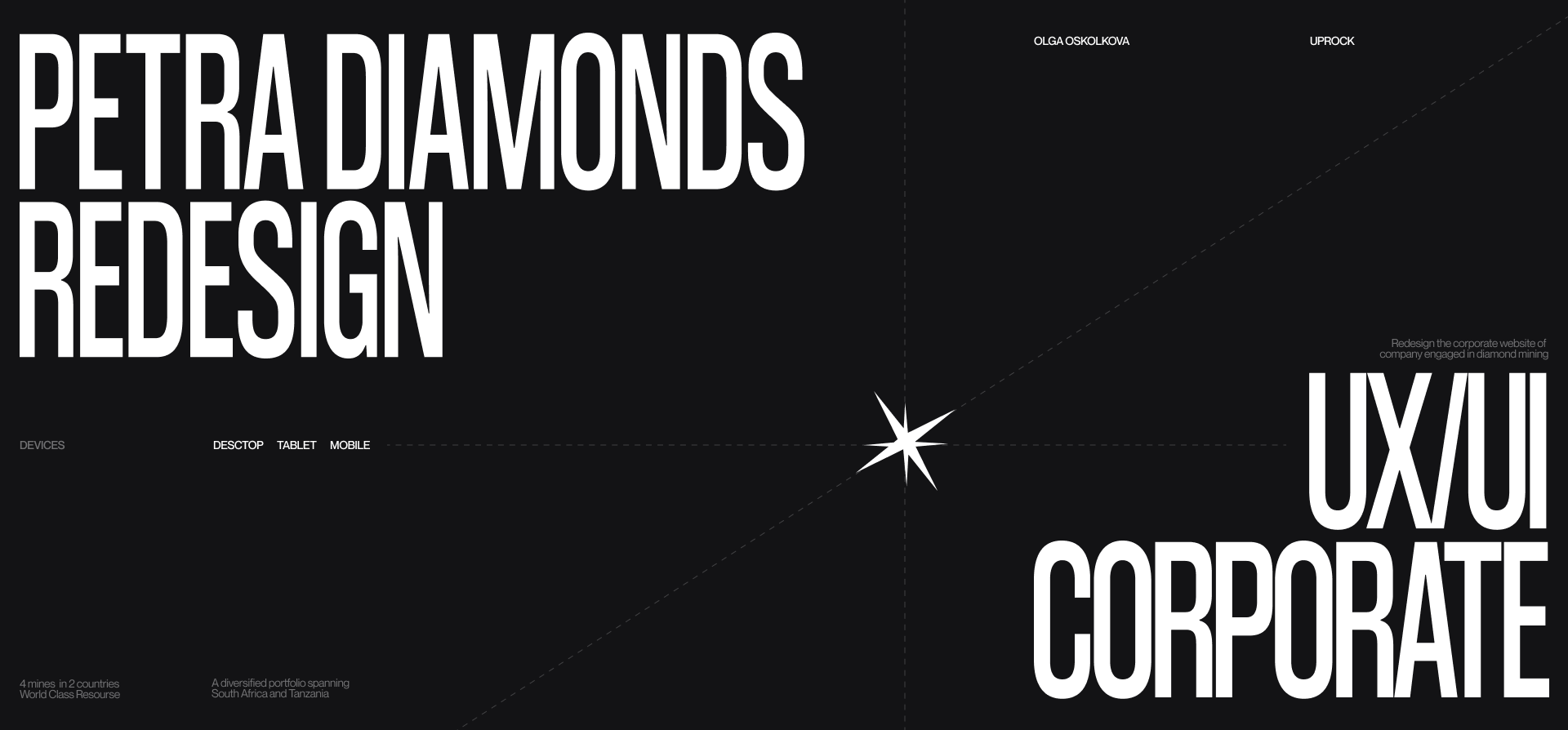 Petra Diamonds/Corporate website — Изображение №1 — Интерфейсы на Dprofile