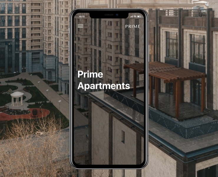 Prime Apartments - Premium real estate — Интерфейсы, Анимация на Dprofile