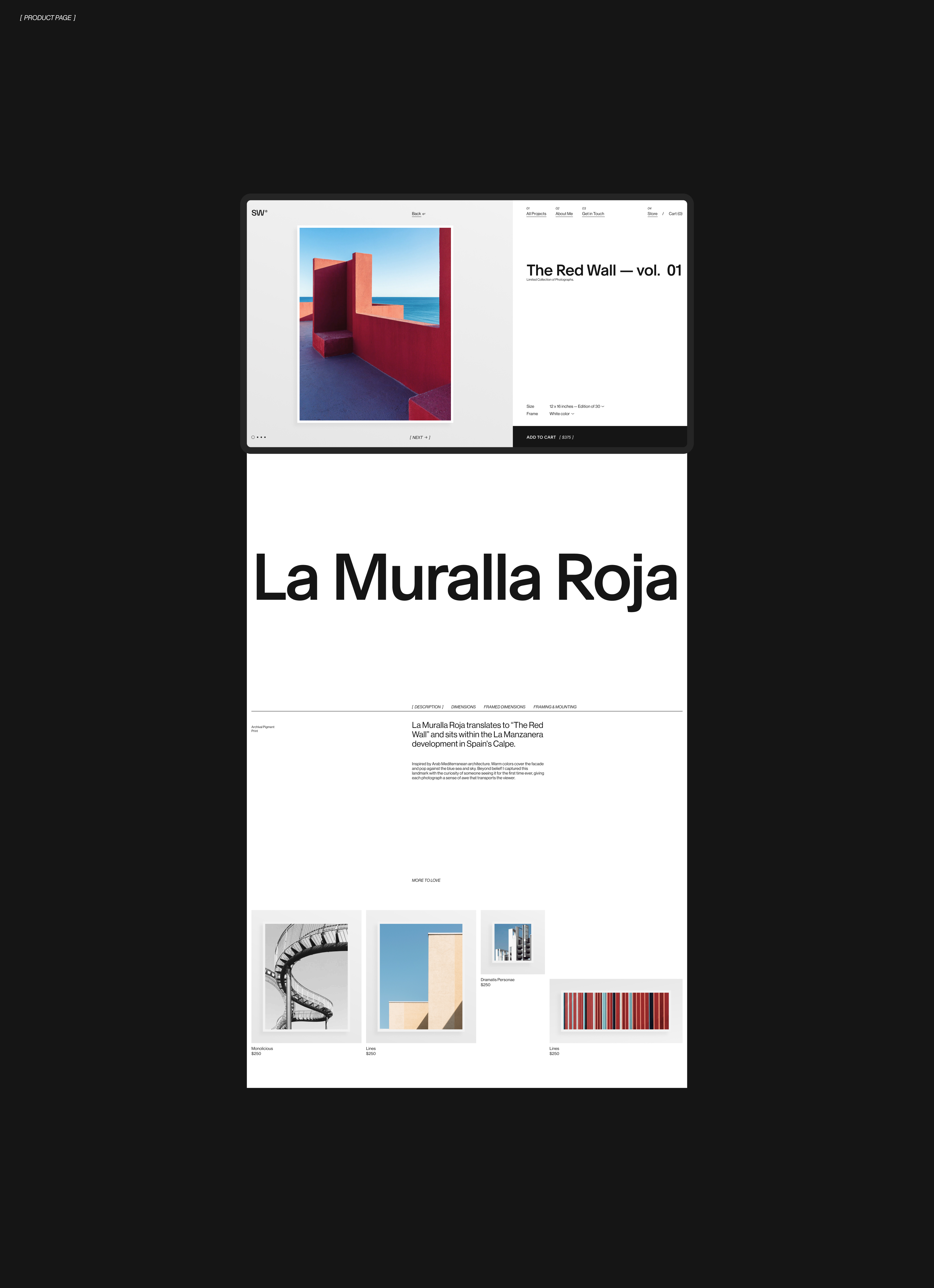 Sebastian Weiss — Folio Website & Identity — Изображение №14 — Интерфейсы, Брендинг на Dprofile