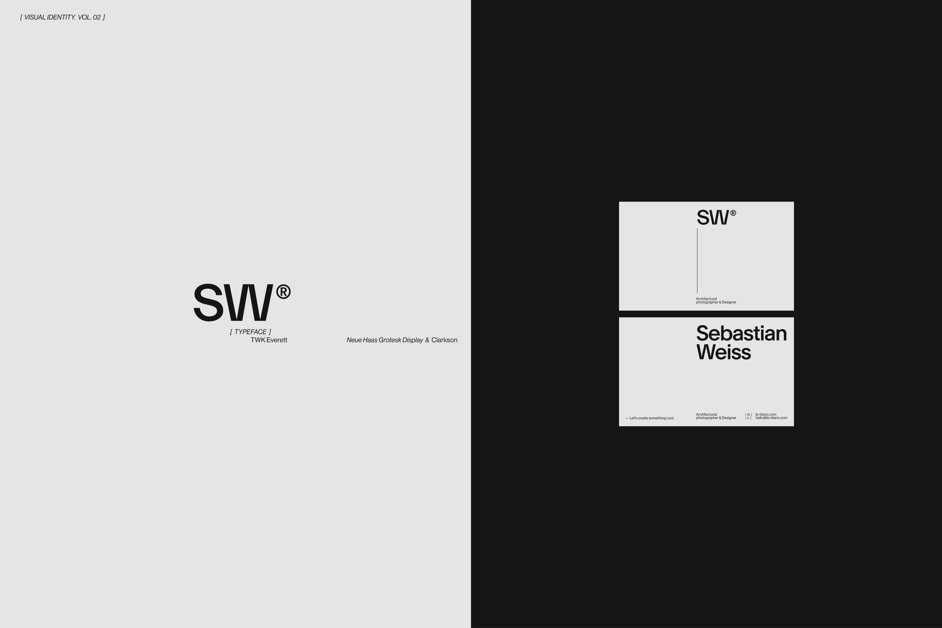 Sebastian Weiss — Folio Website & Identity — Изображение №12 — Интерфейсы, Брендинг на Dprofile