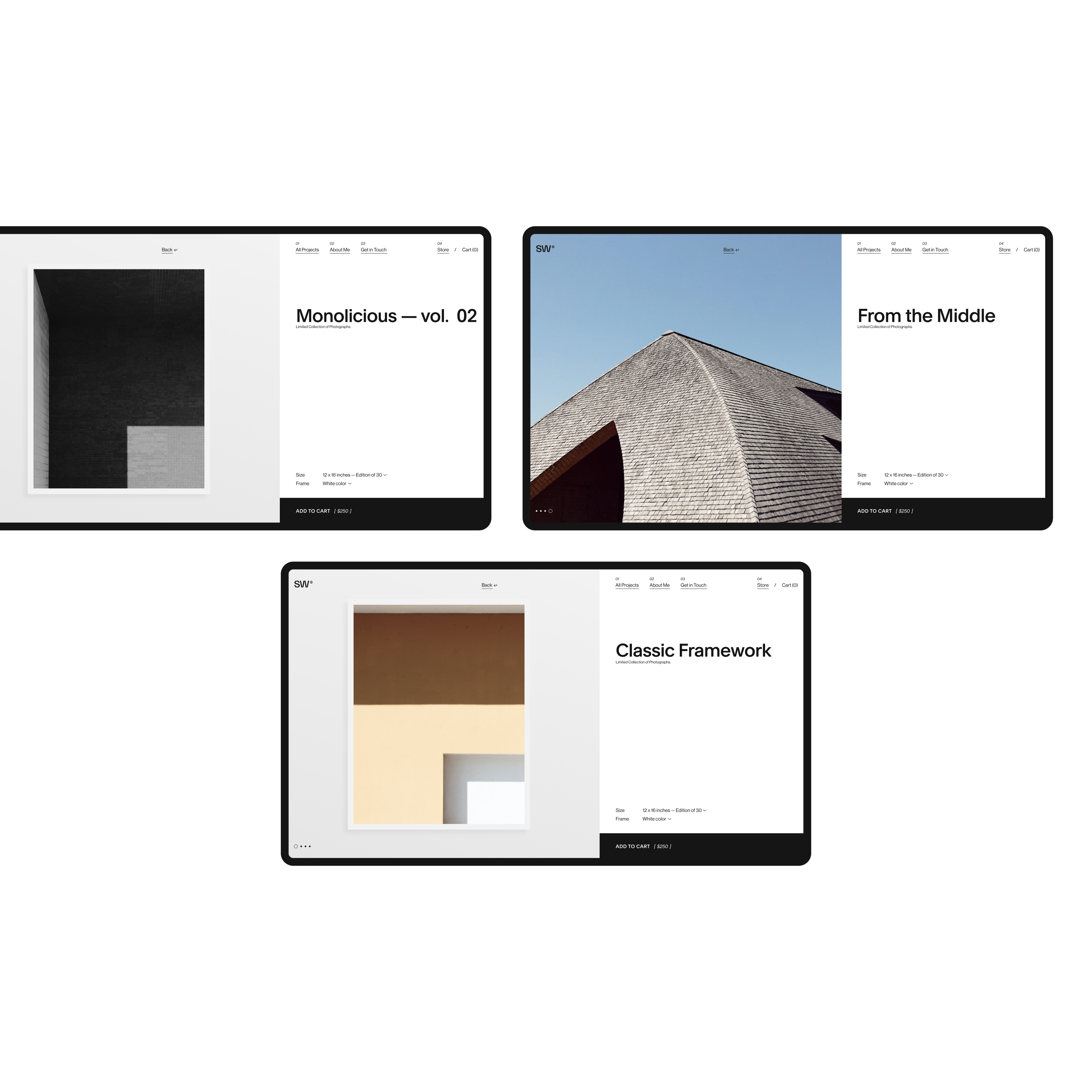 Sebastian Weiss — Folio Website & Identity — Изображение №16 — Интерфейсы, Брендинг на Dprofile