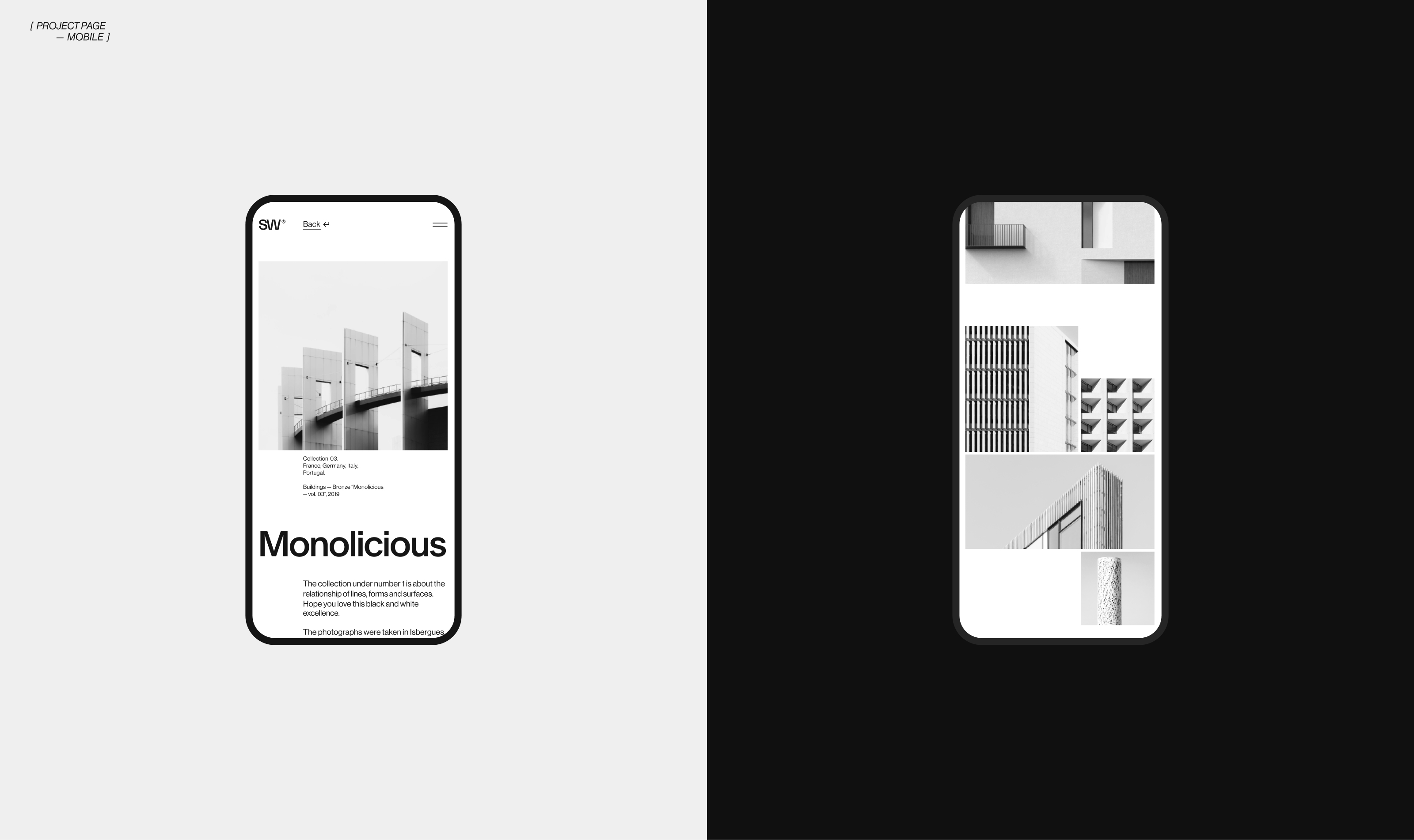 Sebastian Weiss — Folio Website & Identity — Изображение №9 — Интерфейсы, Брендинг на Dprofile