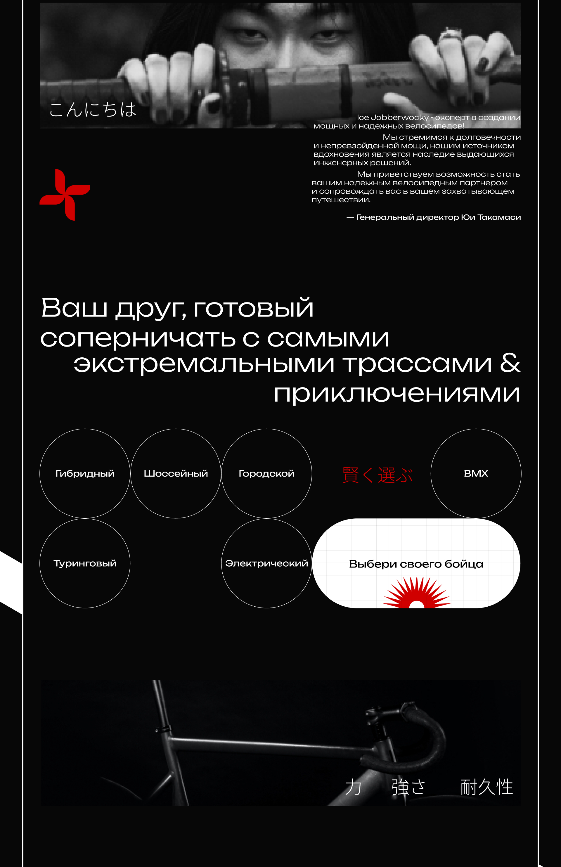 Landing page магазина по продаже велосипедов — Изображение №8 — Интерфейсы на Dprofile