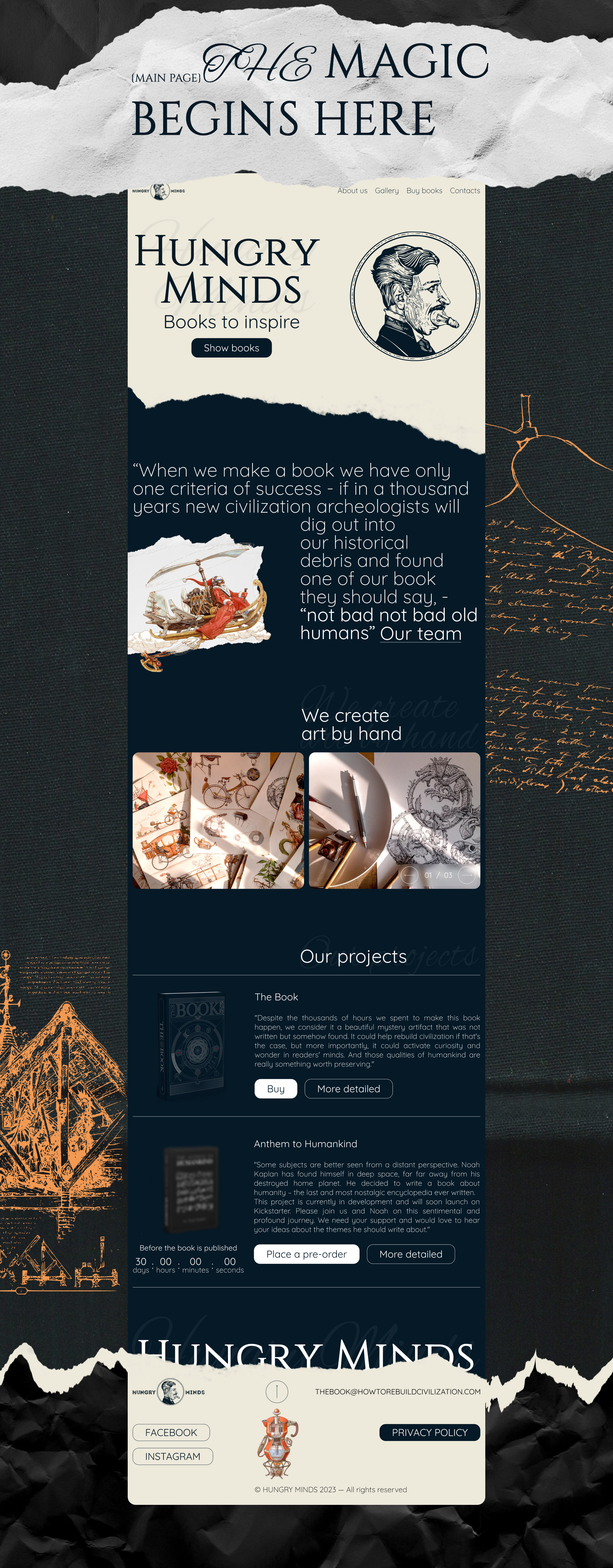 Hungry Minds / E-commerce website — Изображение №4 — Интерфейсы на Dprofile