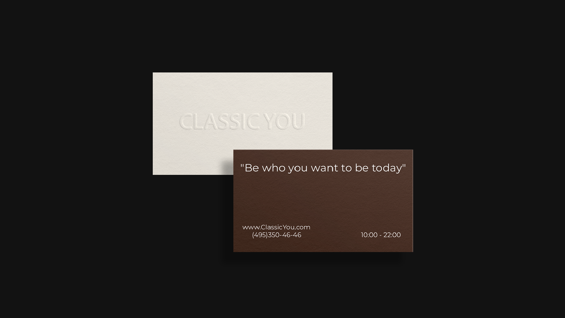 BRAND IDENTITY FASHION CLOTHES / CLASSIC YOU — Изображение №2 — Брендинг, Графика на Dprofile