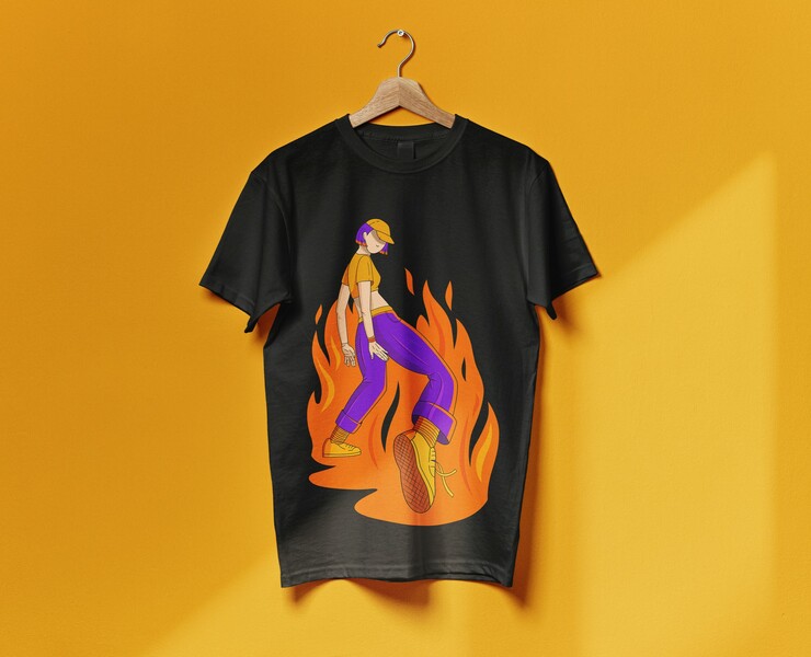 Концепт иллюстрации для фестиваля танца — Иллюстрация на Dprofile