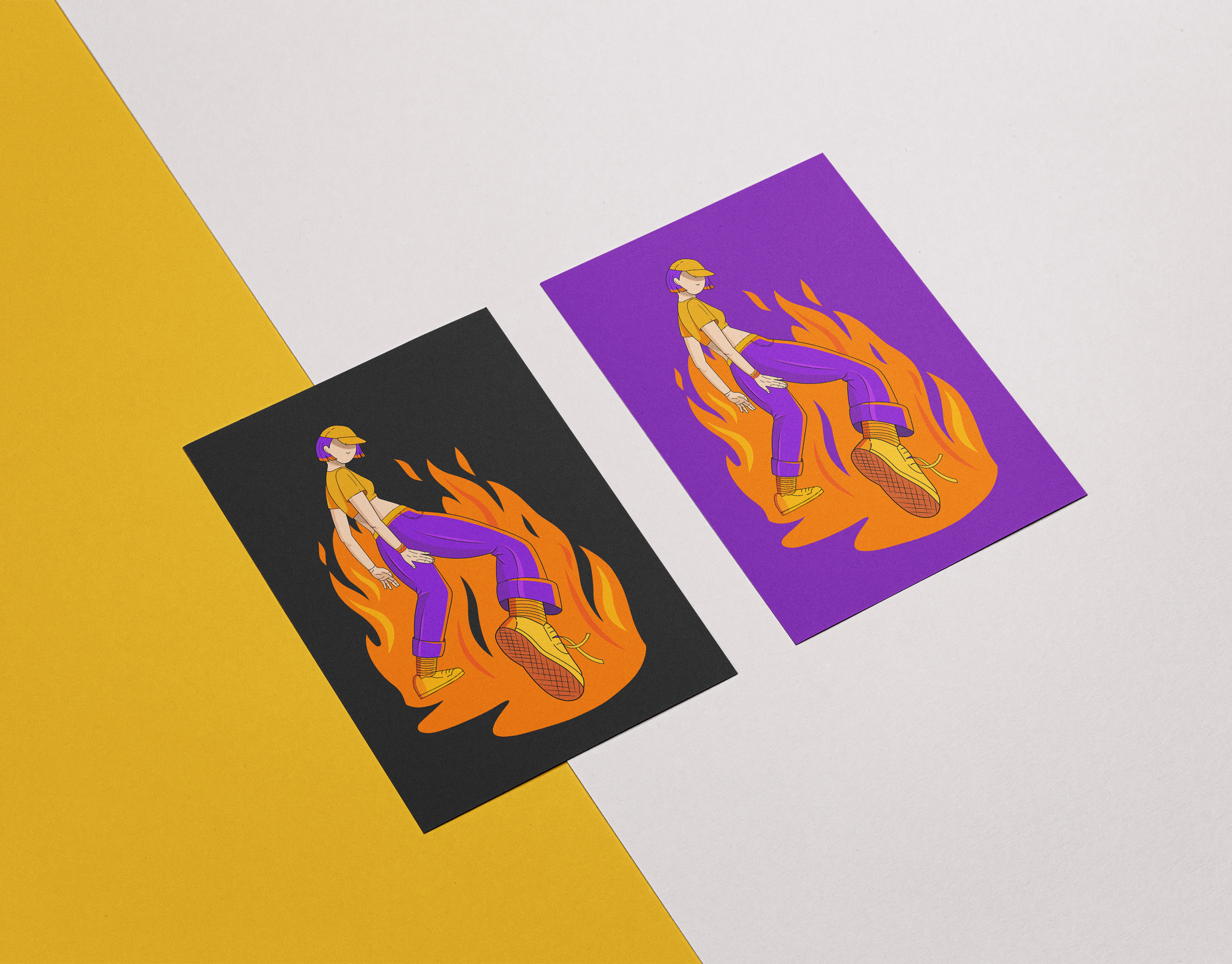 Концепт иллюстрации для фестиваля танца — Изображение №3 — Иллюстрация на Dprofile