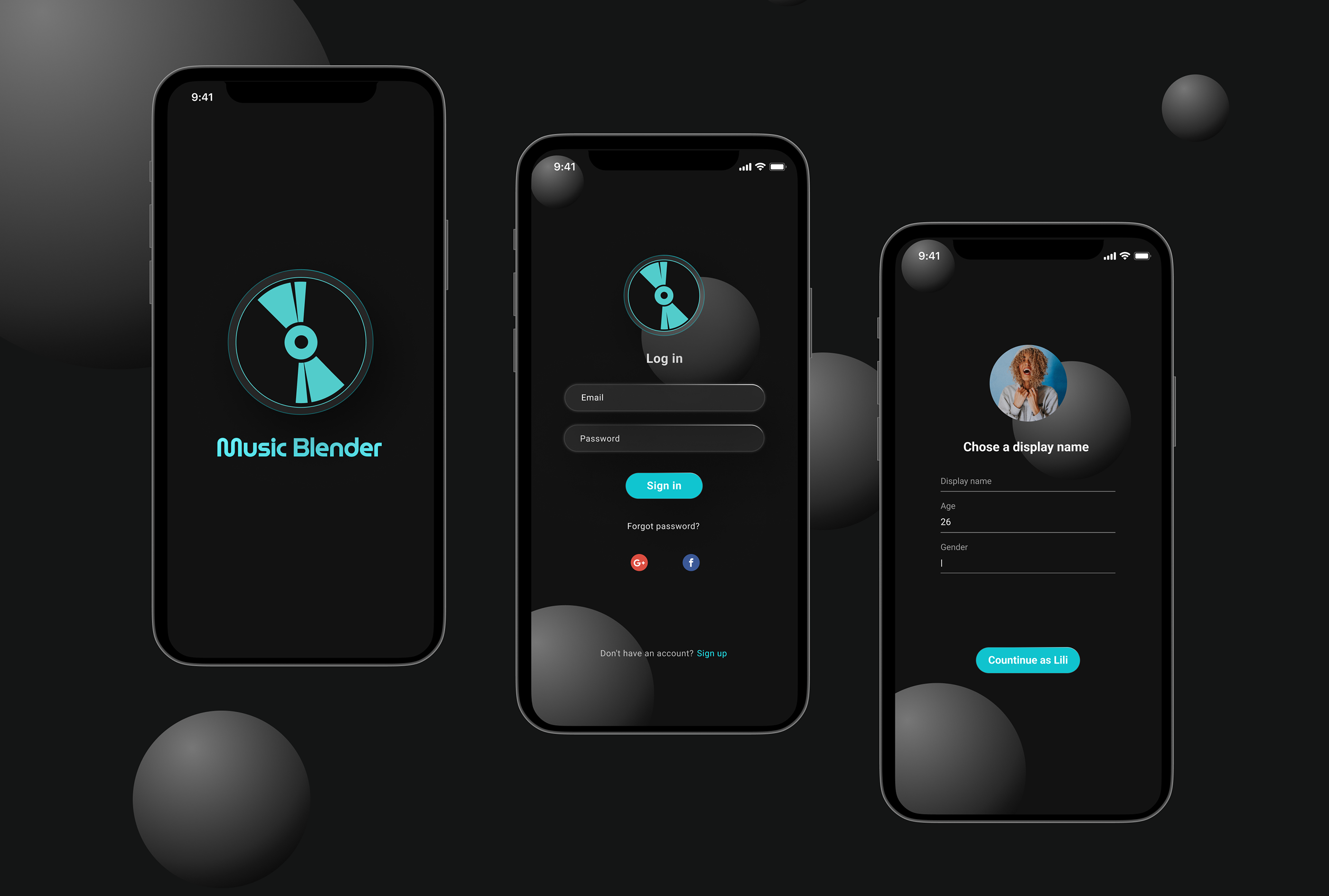 Music Blender — Изображение №3 — Интерфейсы, Брендинг, Иллюстрация на Dprofile