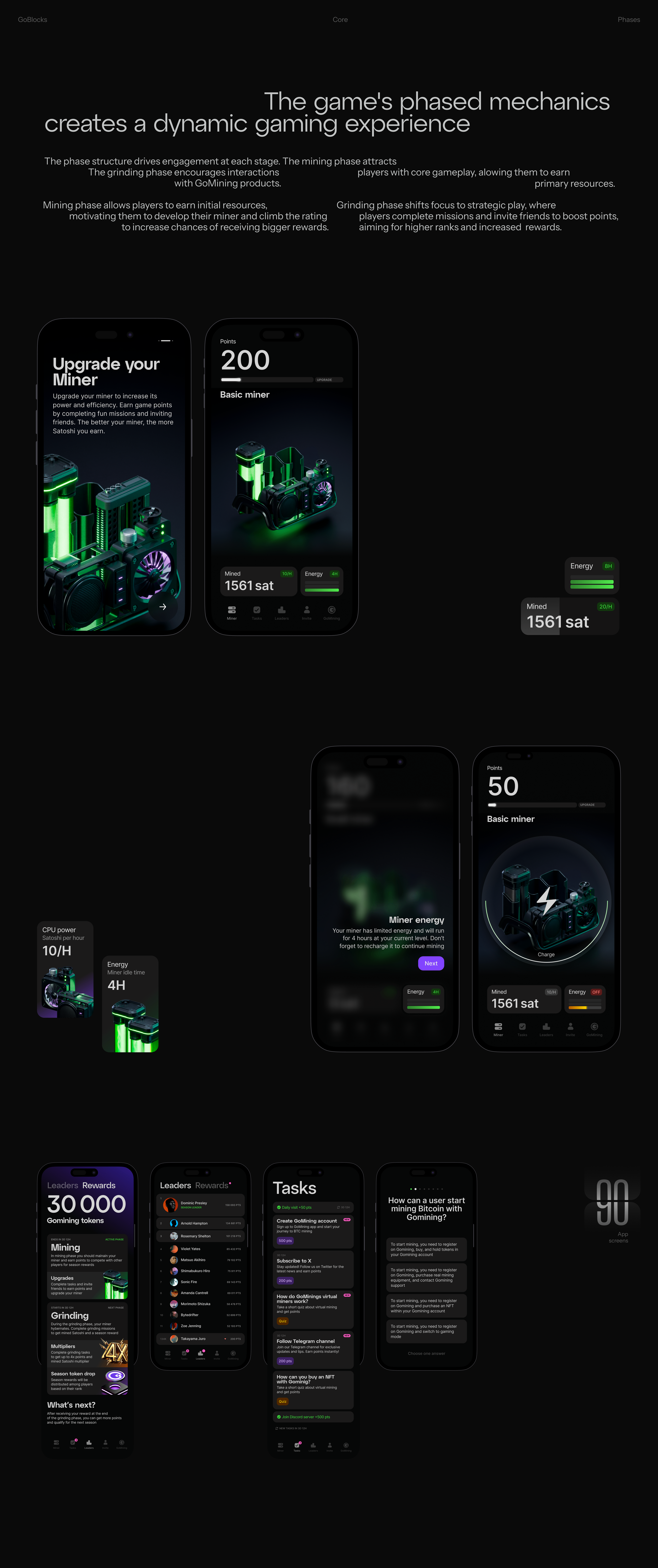 GoBlocks game app — Изображение №4 — Интерфейсы, Иллюстрация на Dprofile