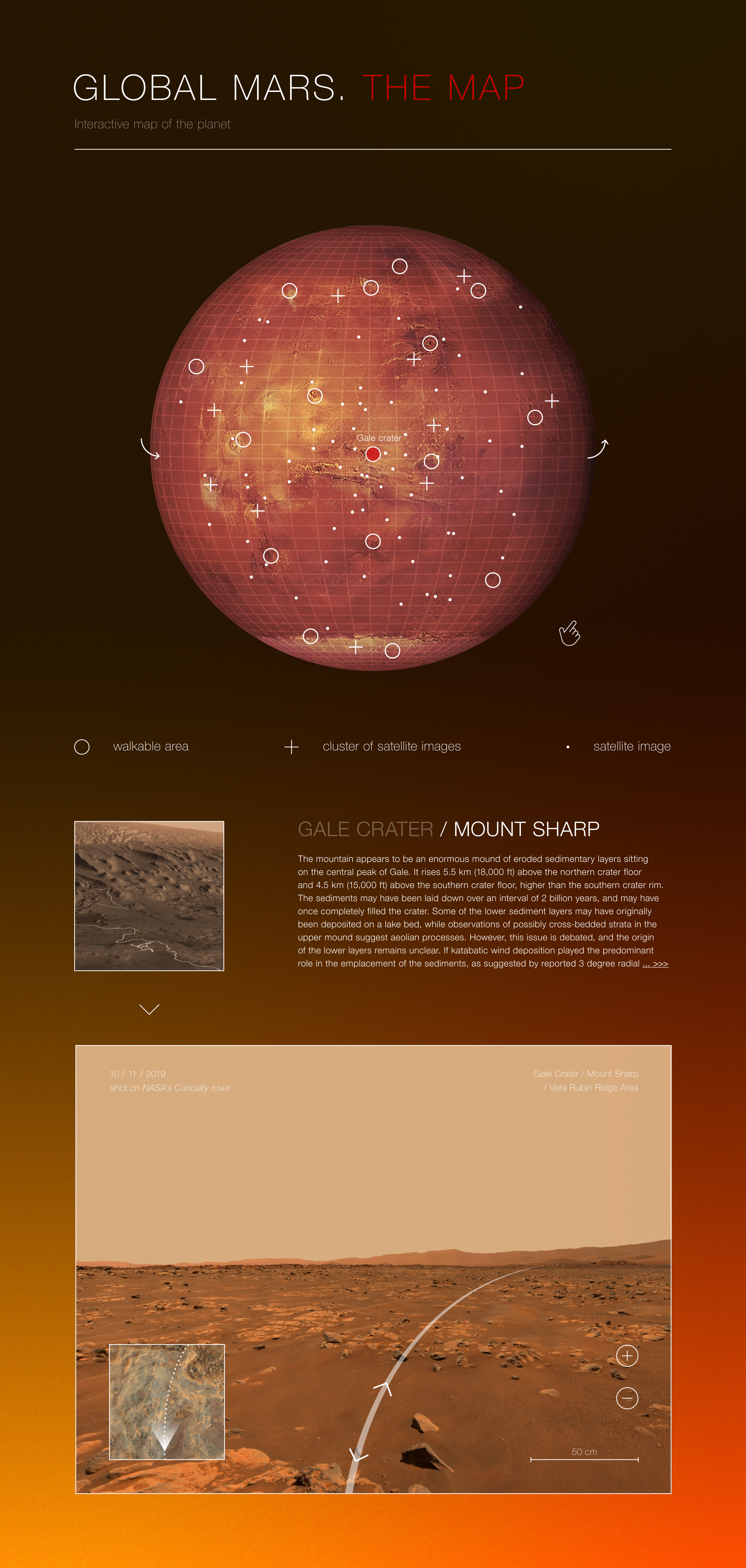 FEEL MARS / UI Concept — Изображение №3 — Интерфейсы, Графика на Dprofile